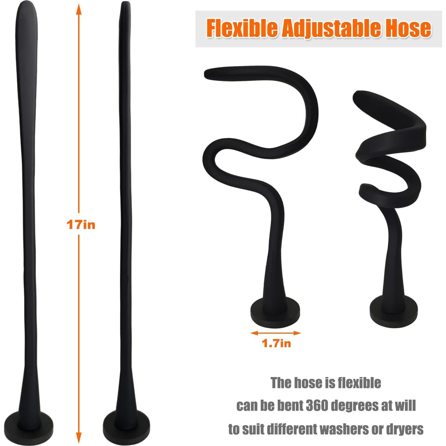 Soporte de Puerta de Lavadora eHuangTools Magnético Negro