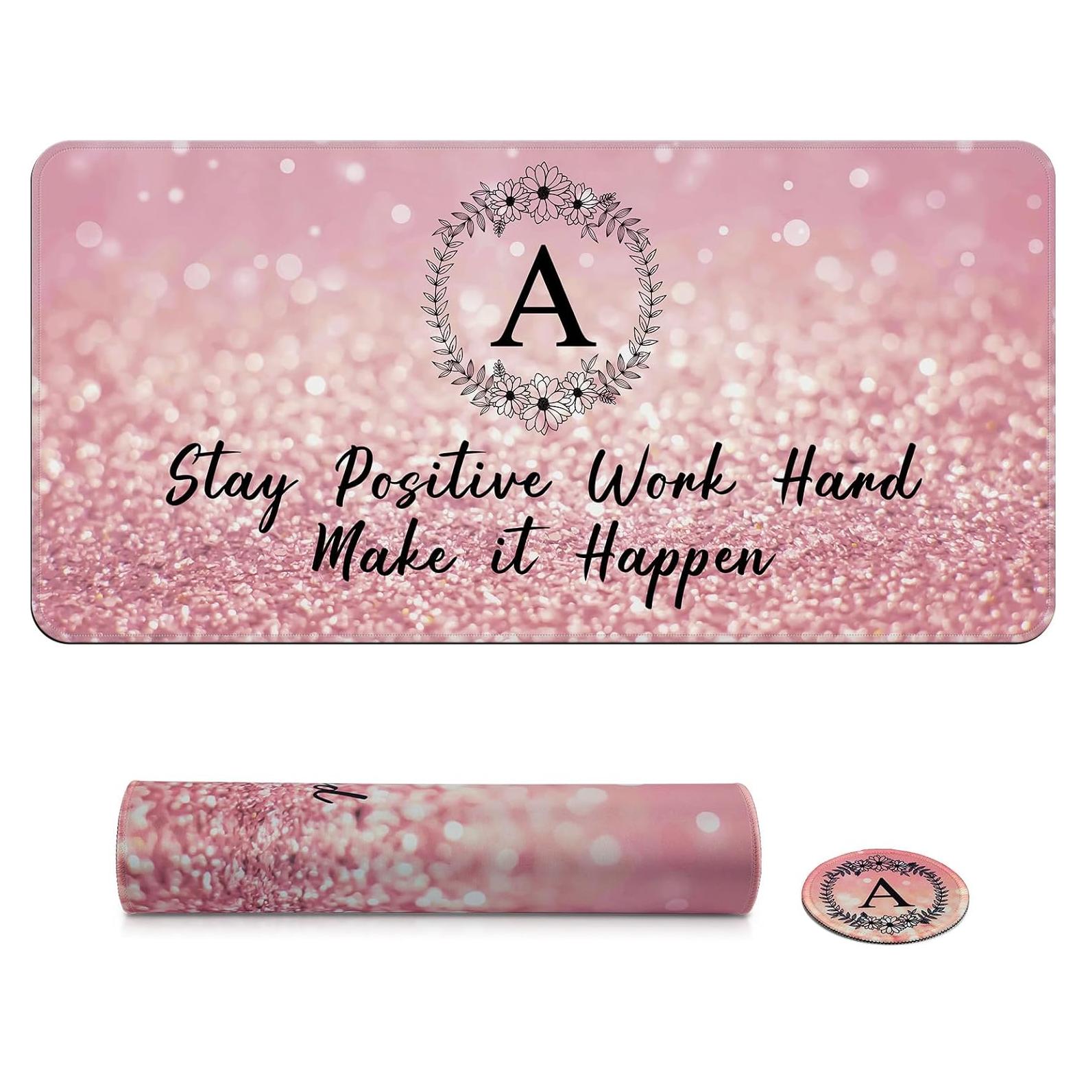 Alfombrilla de Ratón Grande Wiabsi Rosa 80 x 40 cm Antideslizante