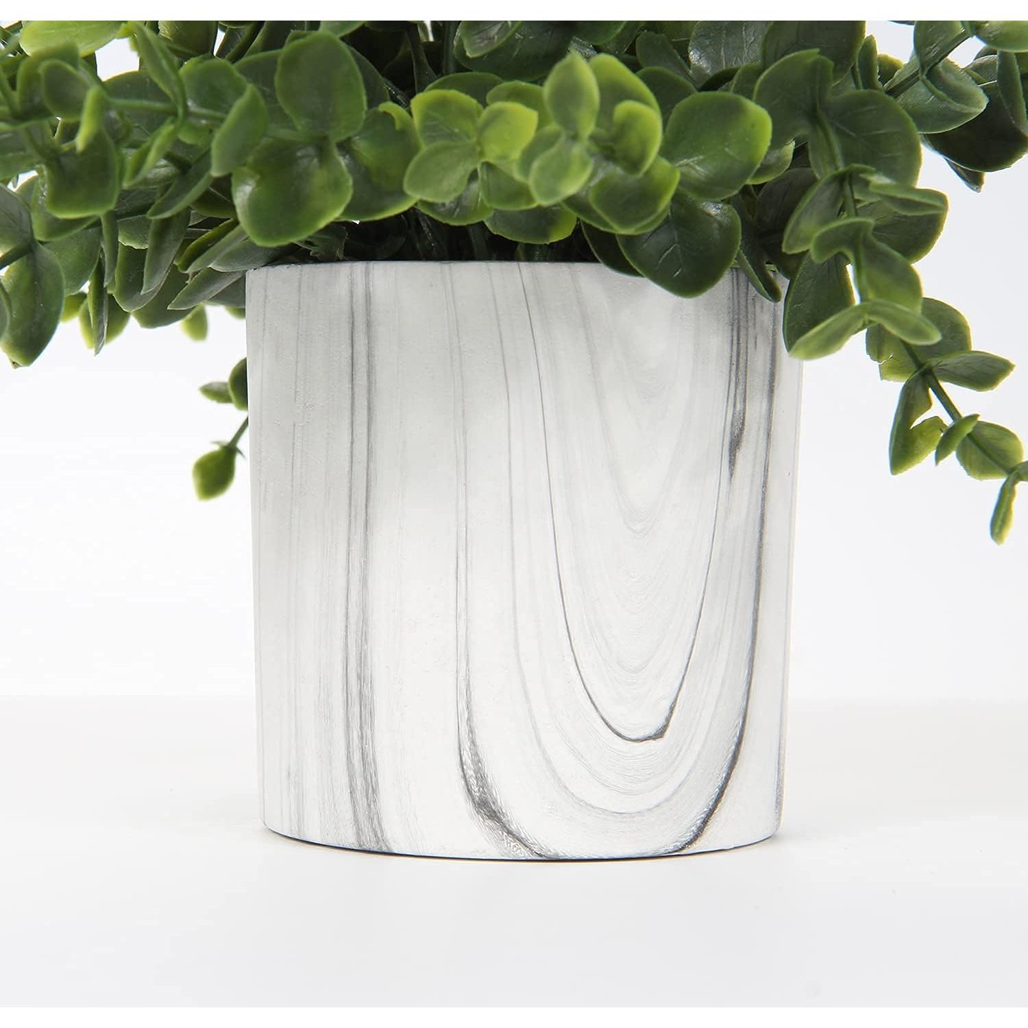 Planta Artificial Eucalipto Hollyone en Maceta 22.9 cm Verde