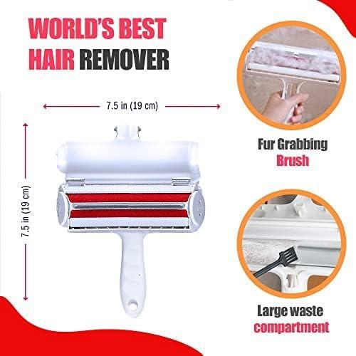 Rodillo Quitapelusas Reutilizable LANDA para Pelo de Mascotas - Azul