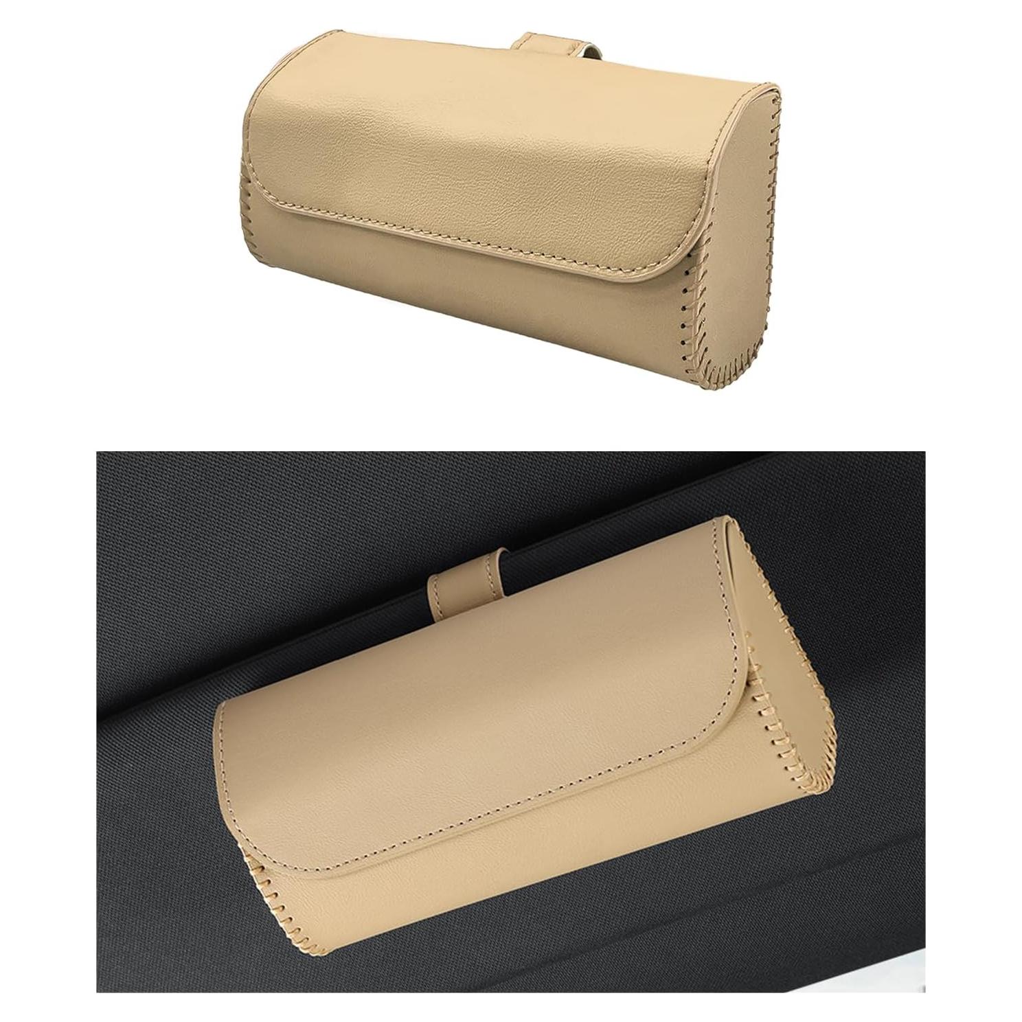 Soporte de Gafas para Visera de Coche Ohleats Beige