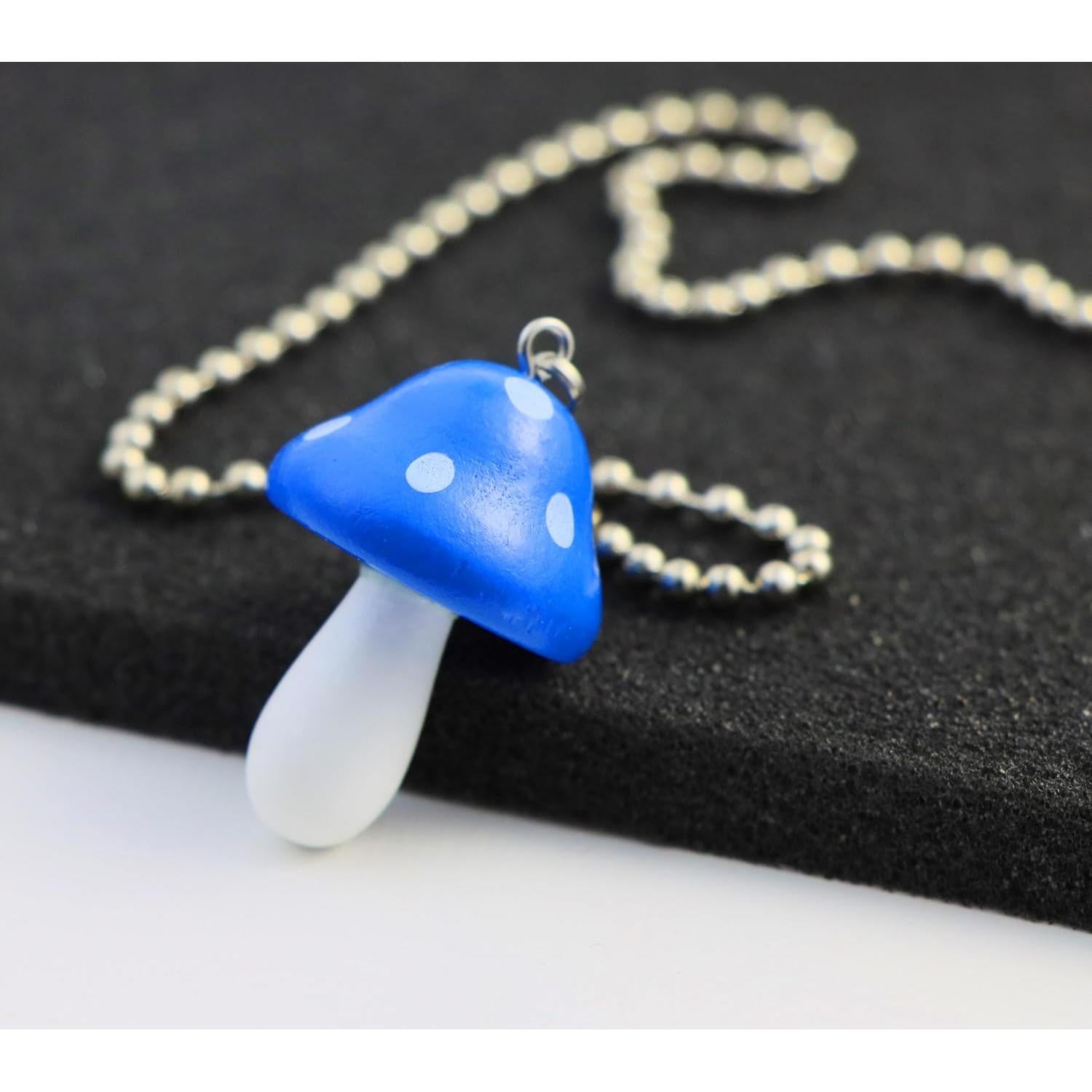 Extensor de cadena de tirón Hyamass para ventilador de techo azul 33 cm