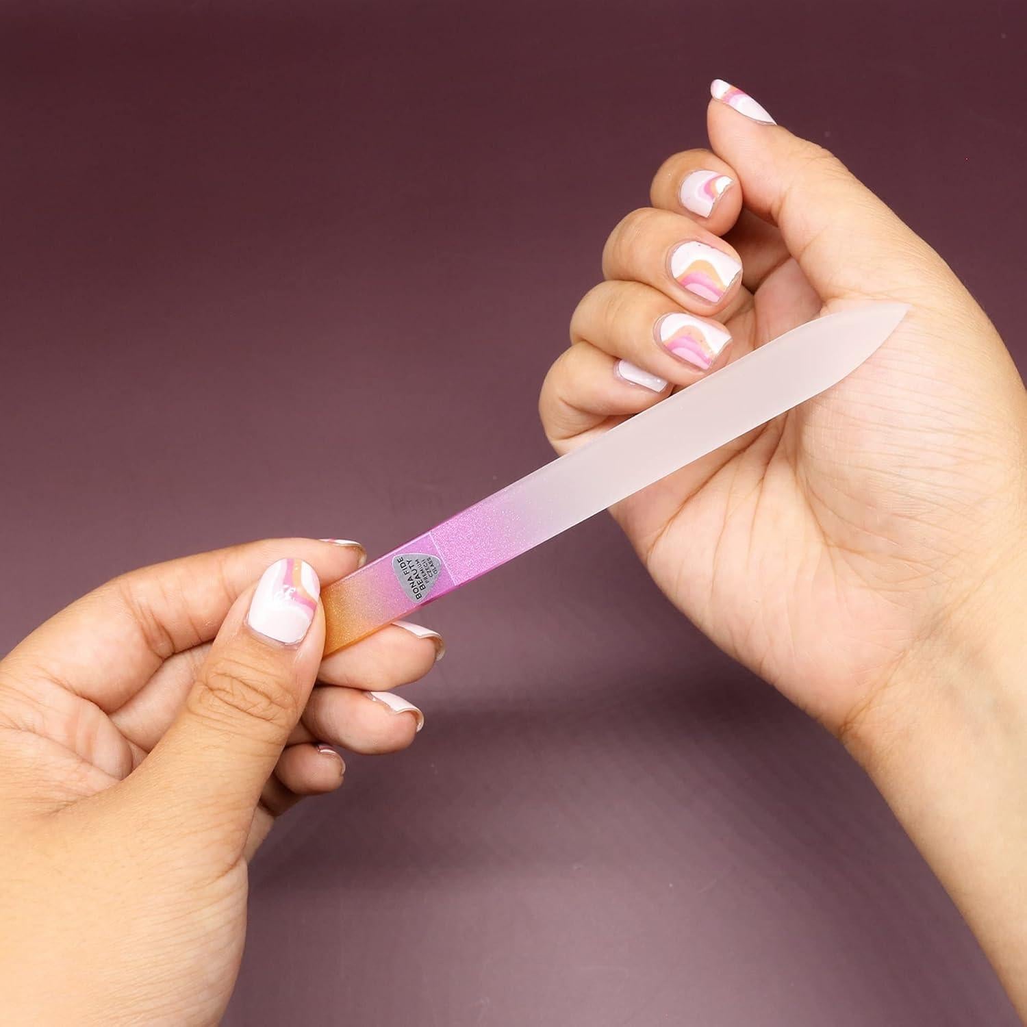 Conjunto de 5 Limas de Uñas de Vidrio Checo Bona Fide Beauty