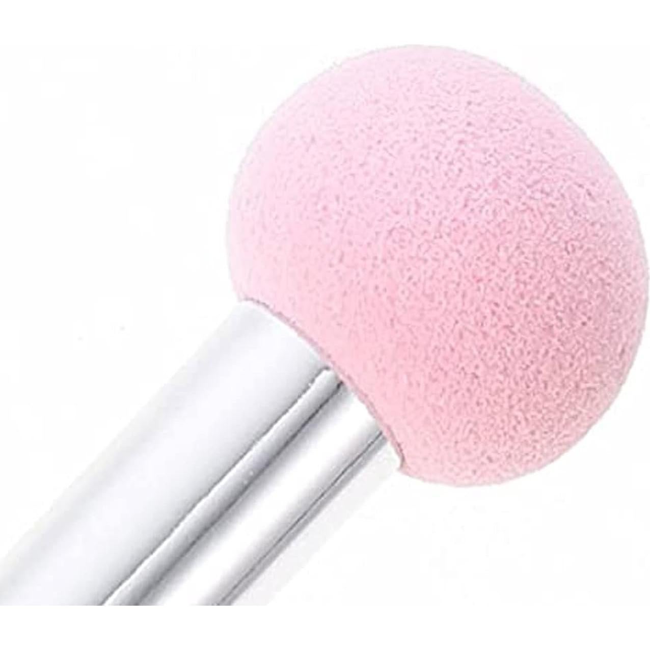 Brocha de Esponja para Maquillaje BinaryABC - 3 Pcs Rosa