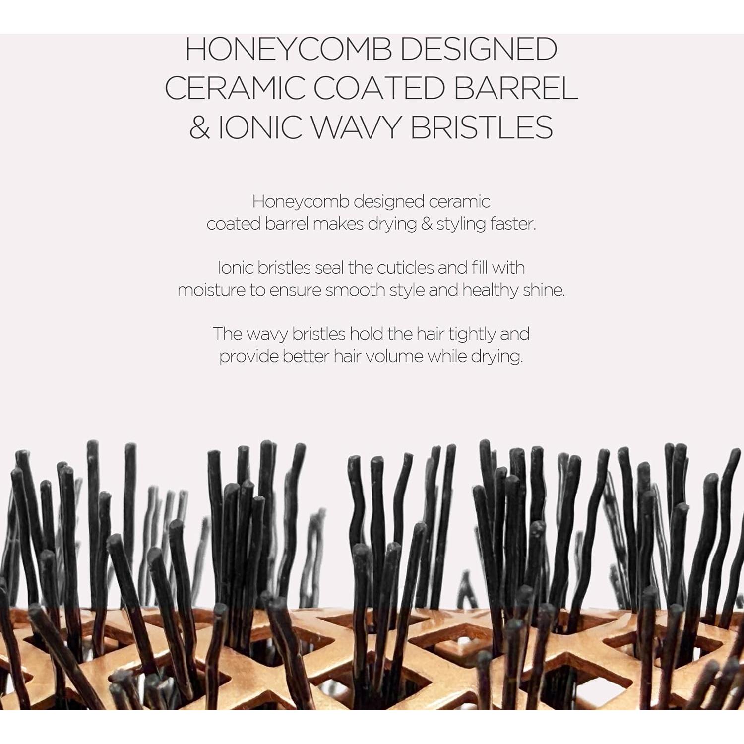 Cepillo Redondo Ondulado F3 Systems 2.54 cm Cerámica