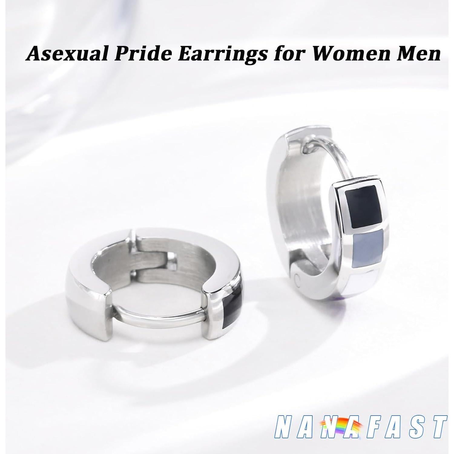 Pendientes Aros Pequeños Acero Inoxidable Orgullo LGBT