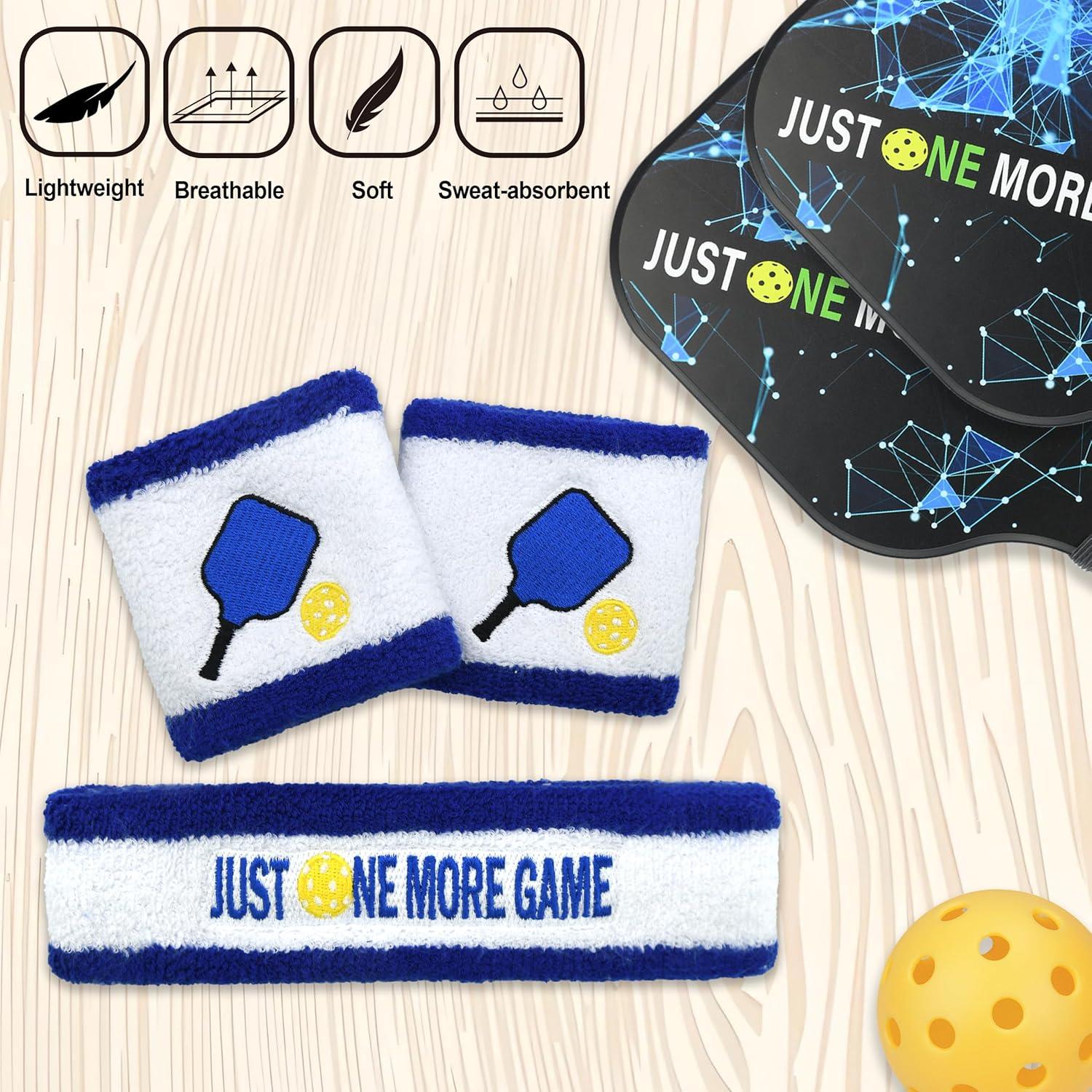 Juego de 3 bandas para el sudor MINYJHZ - Diadema y muñequeras