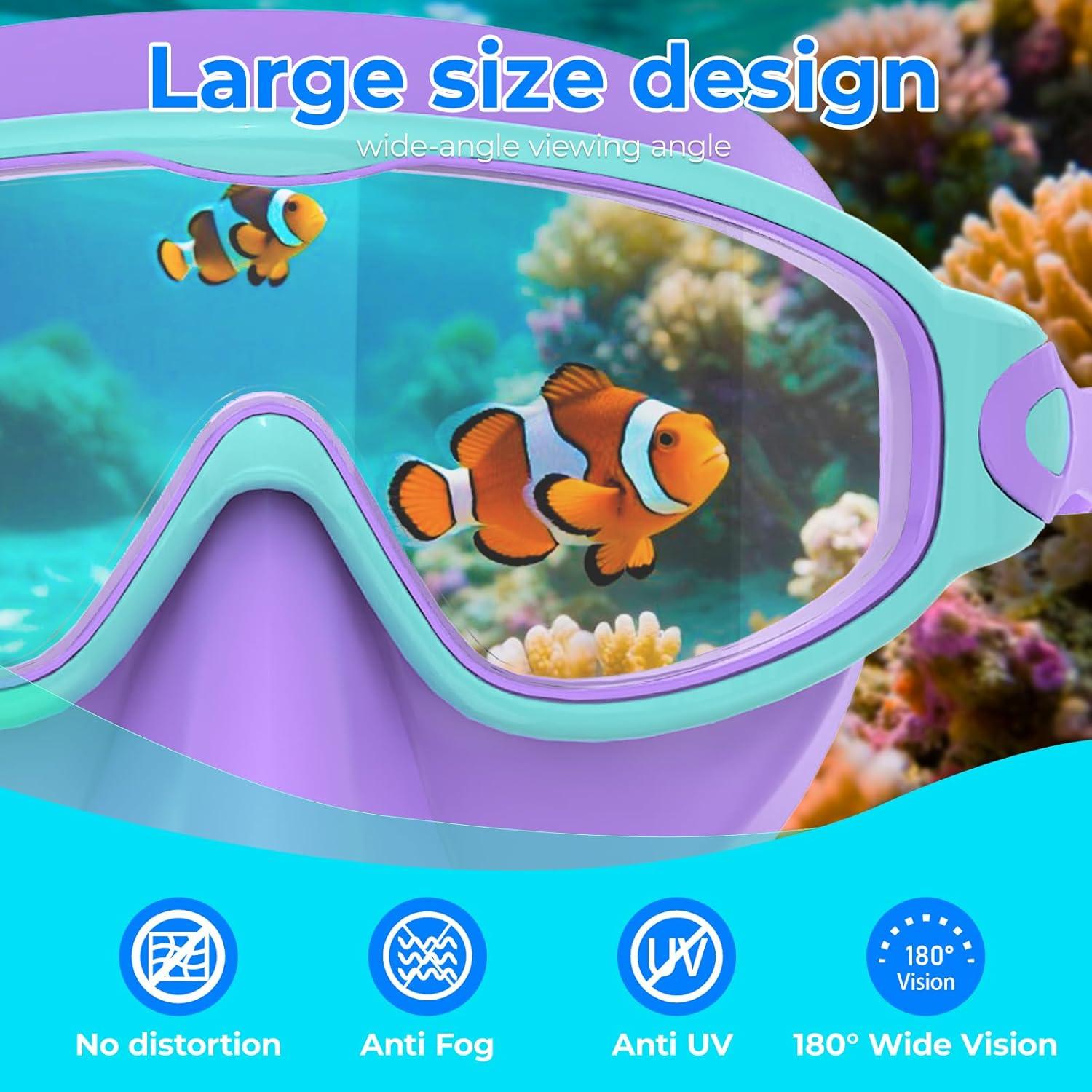 Gafas de natación YLKJSWIM para niños 3-15 años con tapones