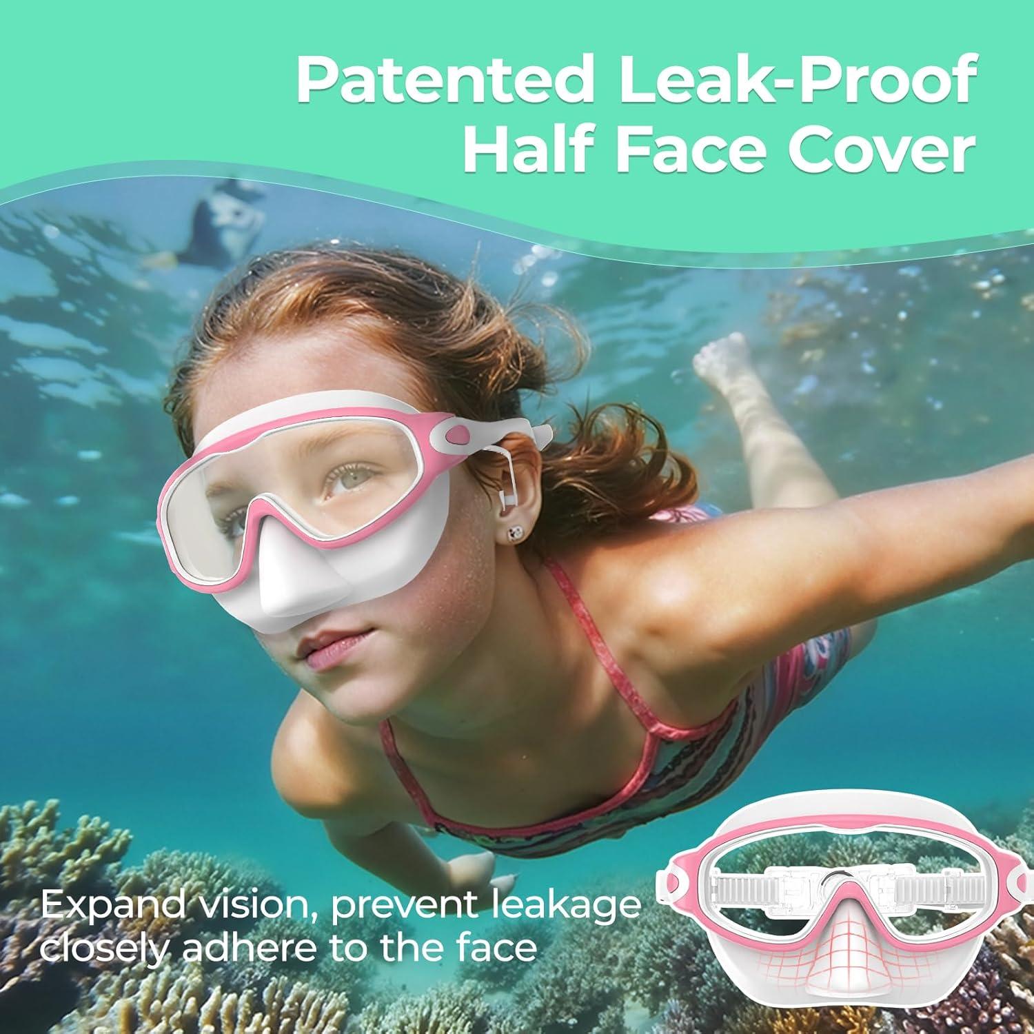 Gafas de natación YLKJSWIM para niños 3-15 años con tapones