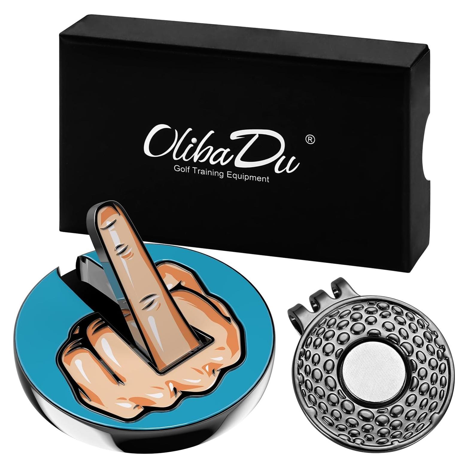 Conjunto de Marcadores de Pelota de Golf OlibaDu con Clip de Gorra