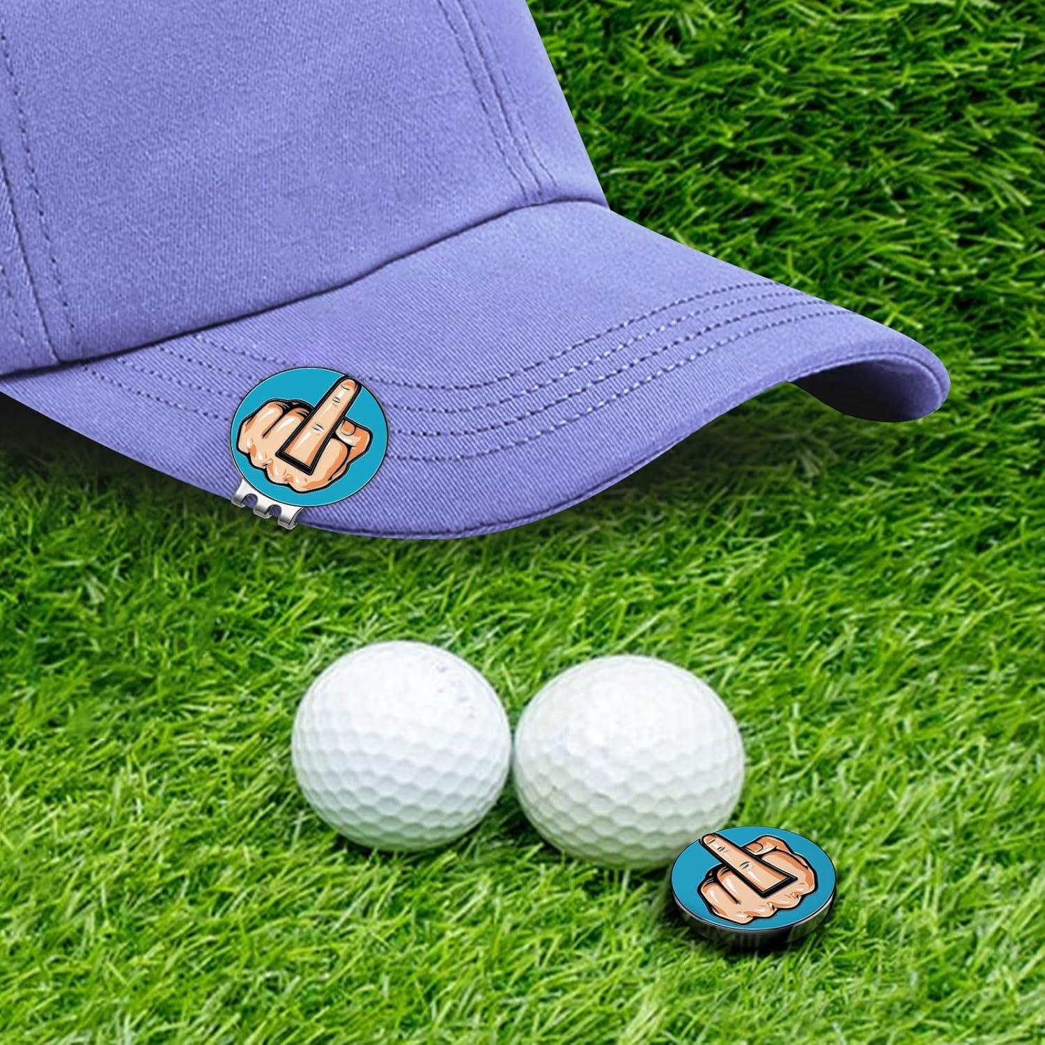 Conjunto de Marcadores de Pelota de Golf OlibaDu con Clip de Gorra