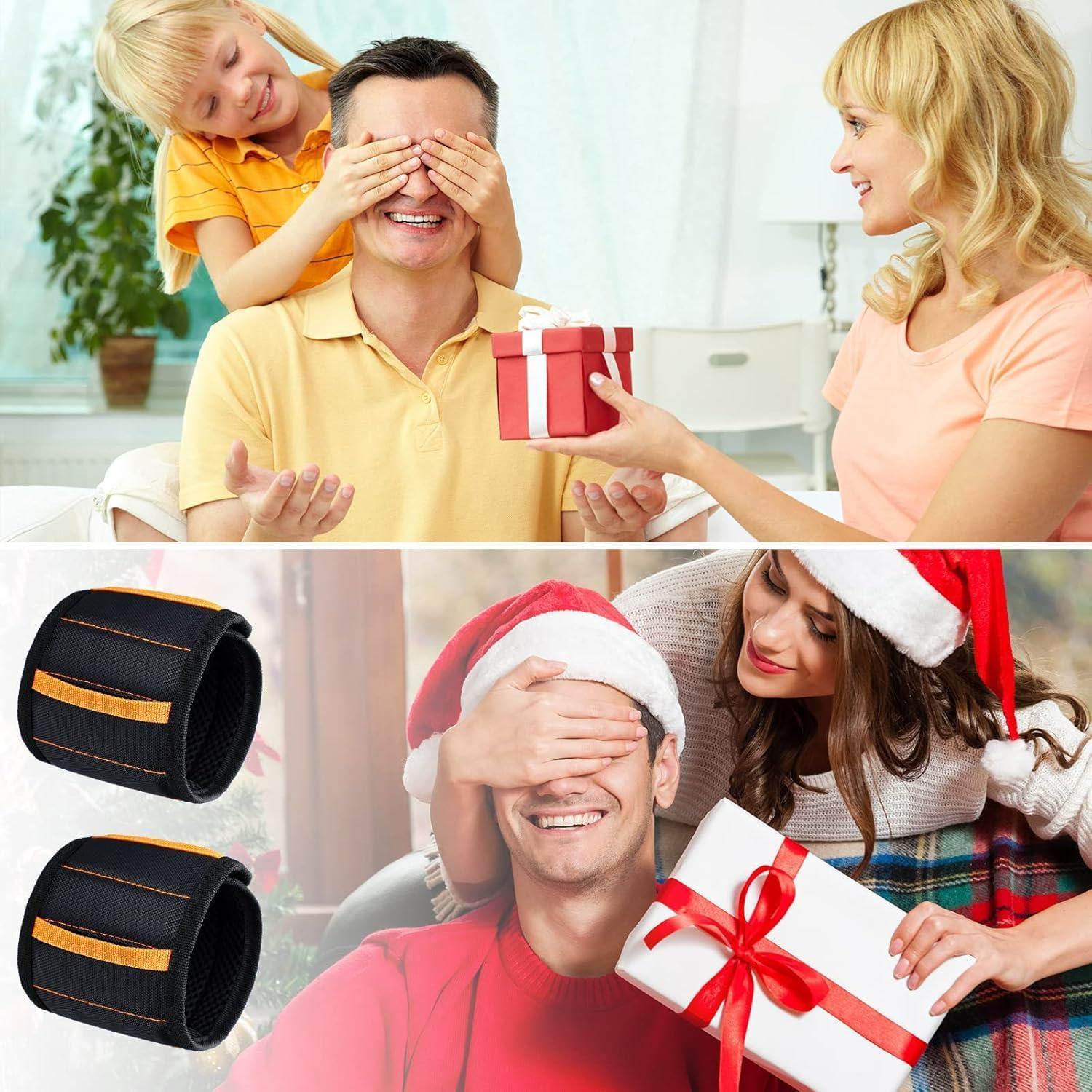 Banda de Muñeca Magnética SYTONGTONG 39.9x9 cm Negro-Naranja