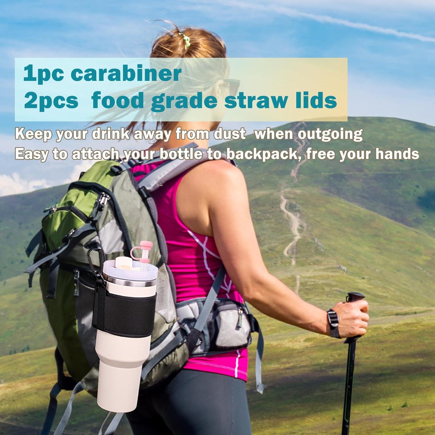 Portabotellas de Agua LUCKINEE con Correa Ajustable para Tumblers 30 y 40 oz