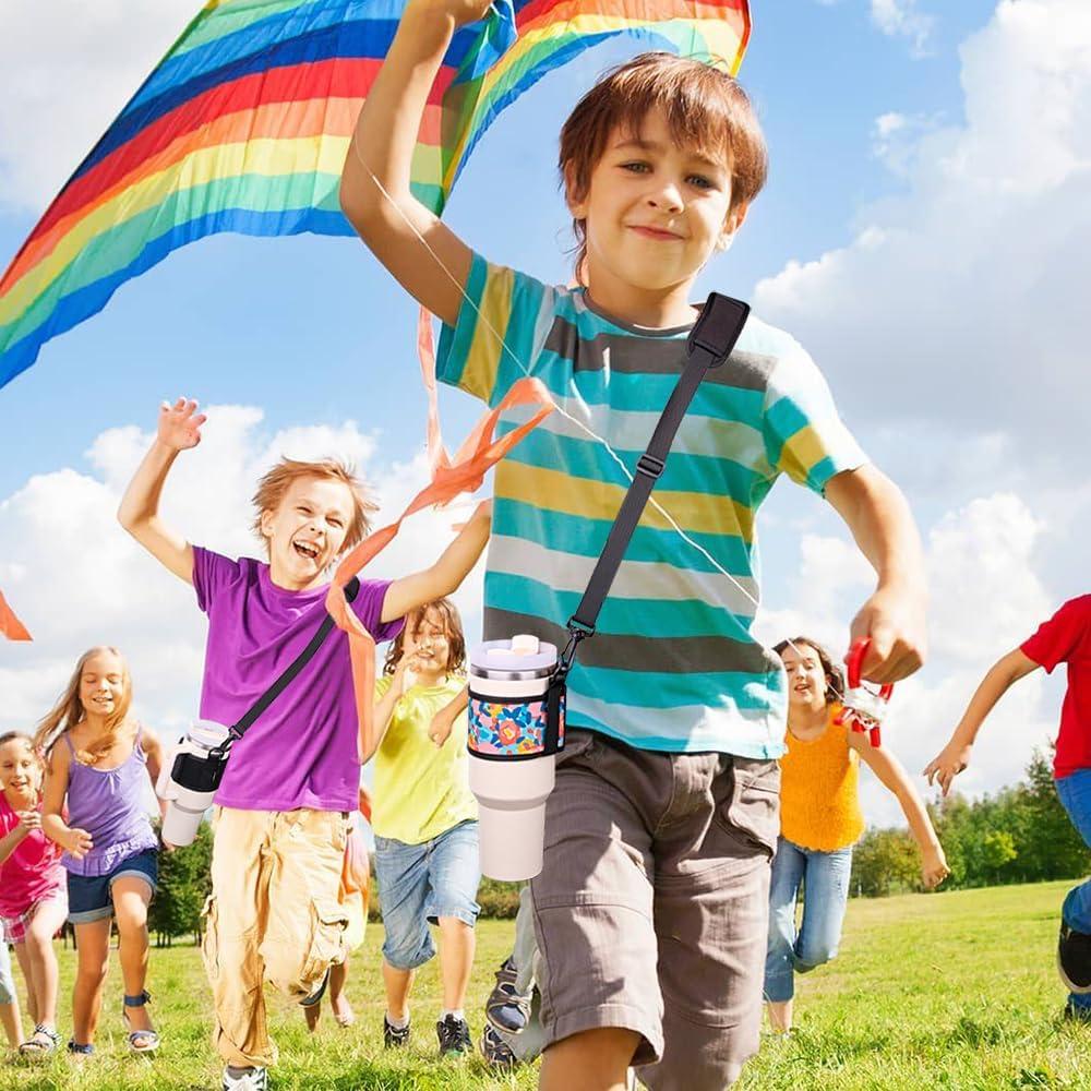 Portabotellas de Agua LUCKINEE con Correa Ajustable para Tumblers 30 y 40 oz