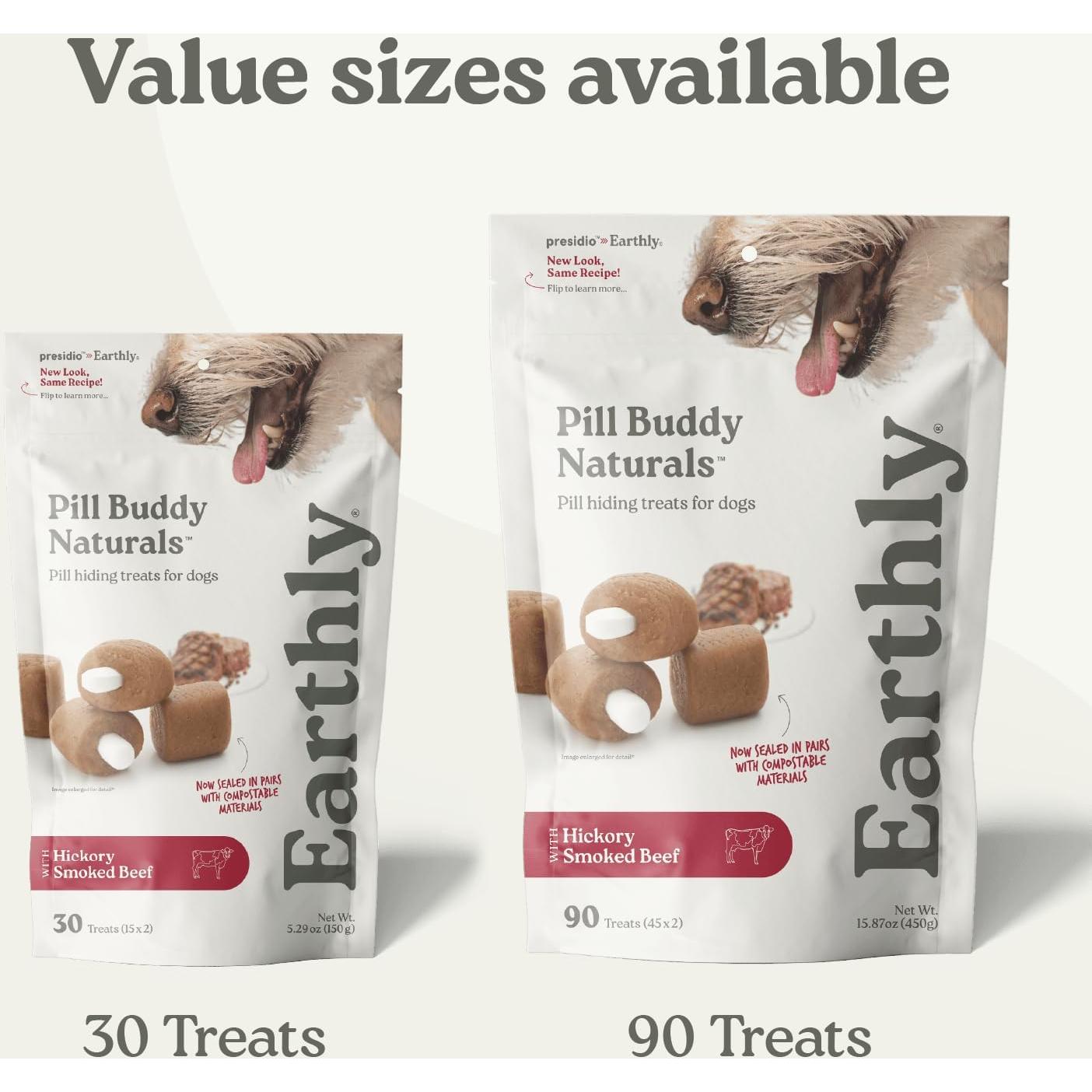 Golosinas para perros Presidio Pill Buddy Naturals Pollo 30u