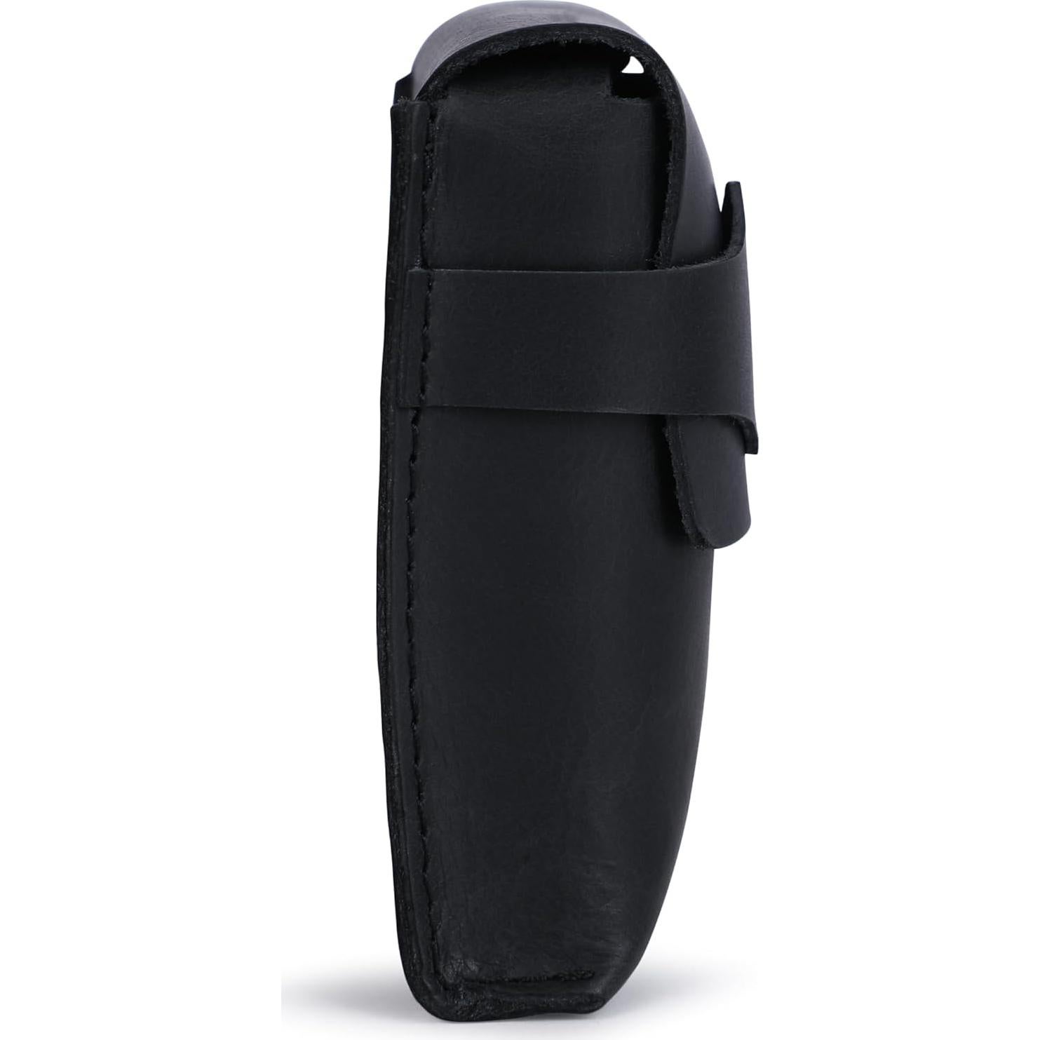 Funda de Cartas de Juego de Cuero Negro M. R. Daughters 11.4x8.9 cm