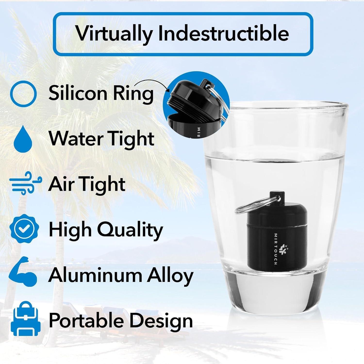 Estuche Portátil para Pastillas MirTouch - Mini Impermeable 2 Pzs