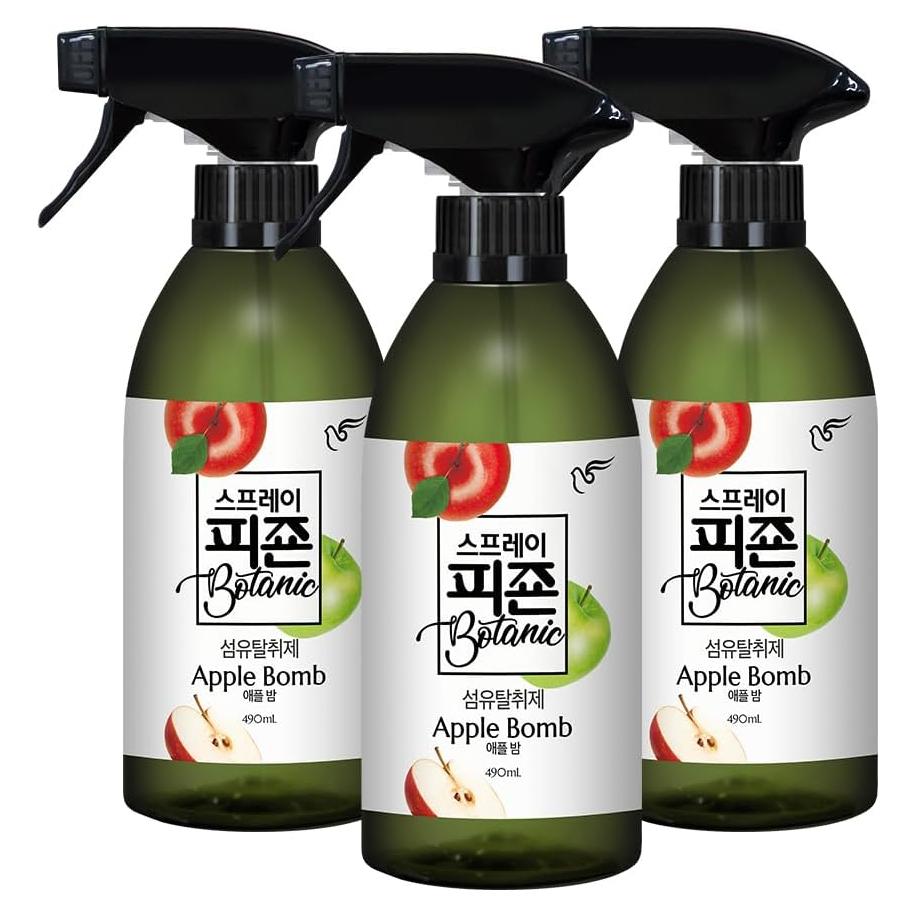 Spray Desodorante de Tela PIGEON Bomba de Manzana - Paquete de 3