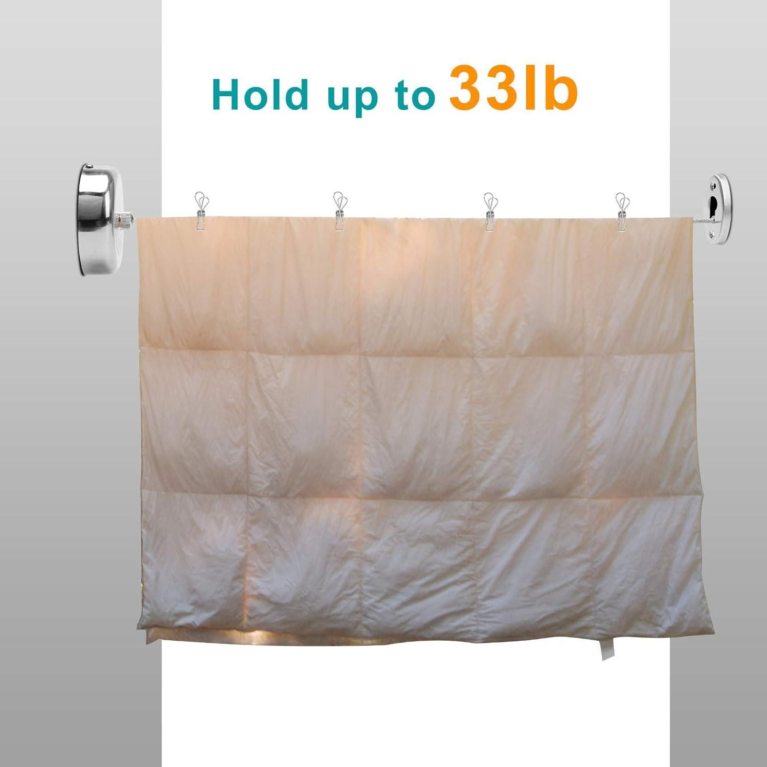 Cuerda de Ropa Retráctil Coolrunner 2.9m Alta Resistencia 15kg