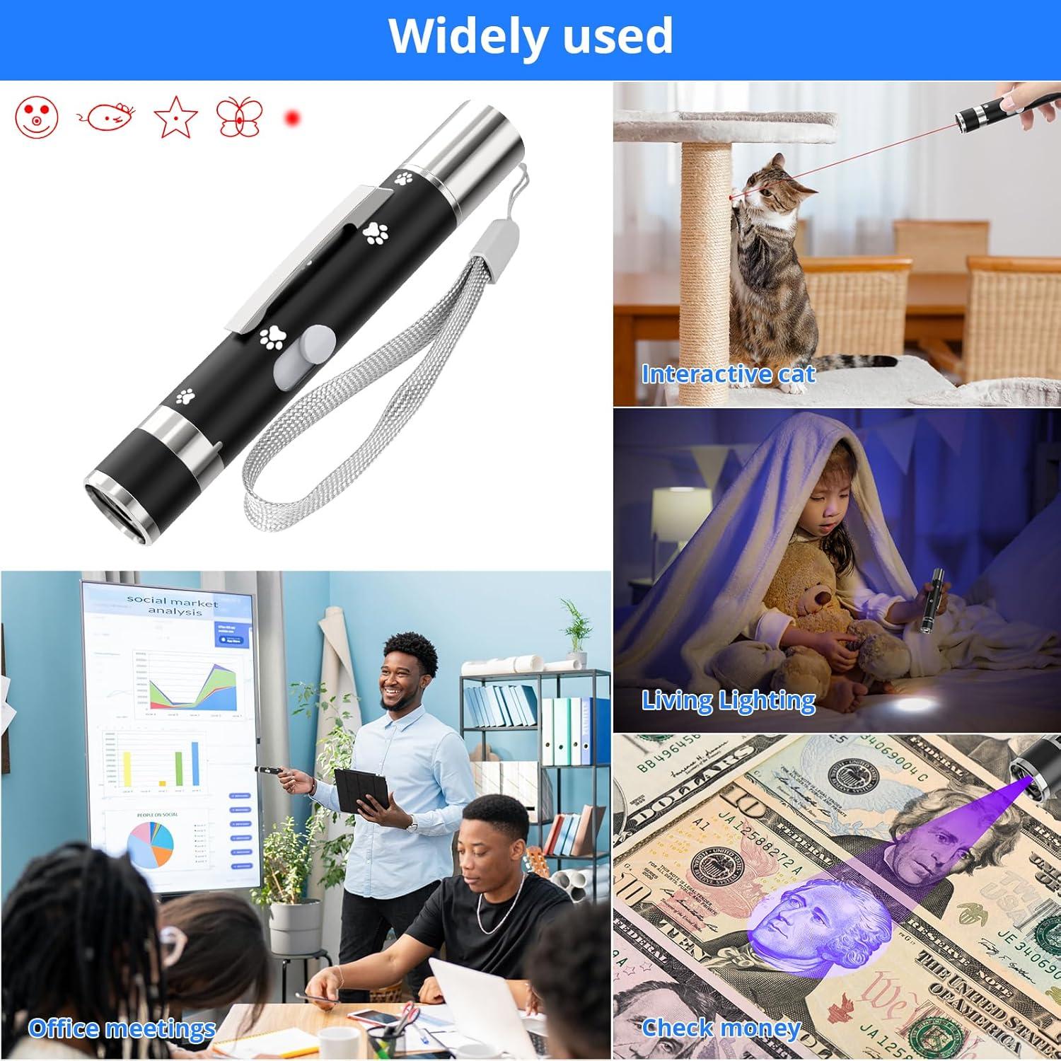 Juguete Interactivo para Gatos OUMSIS 9131-CBK Recargable USB