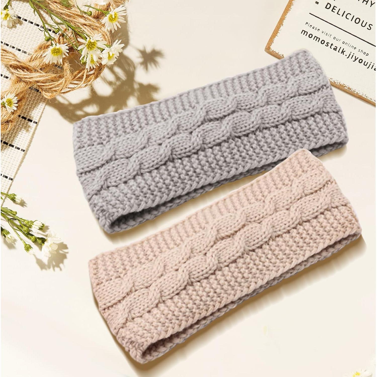 Diademas de Invierno YAHENLI 2 PCS Acrílico Forro Polar