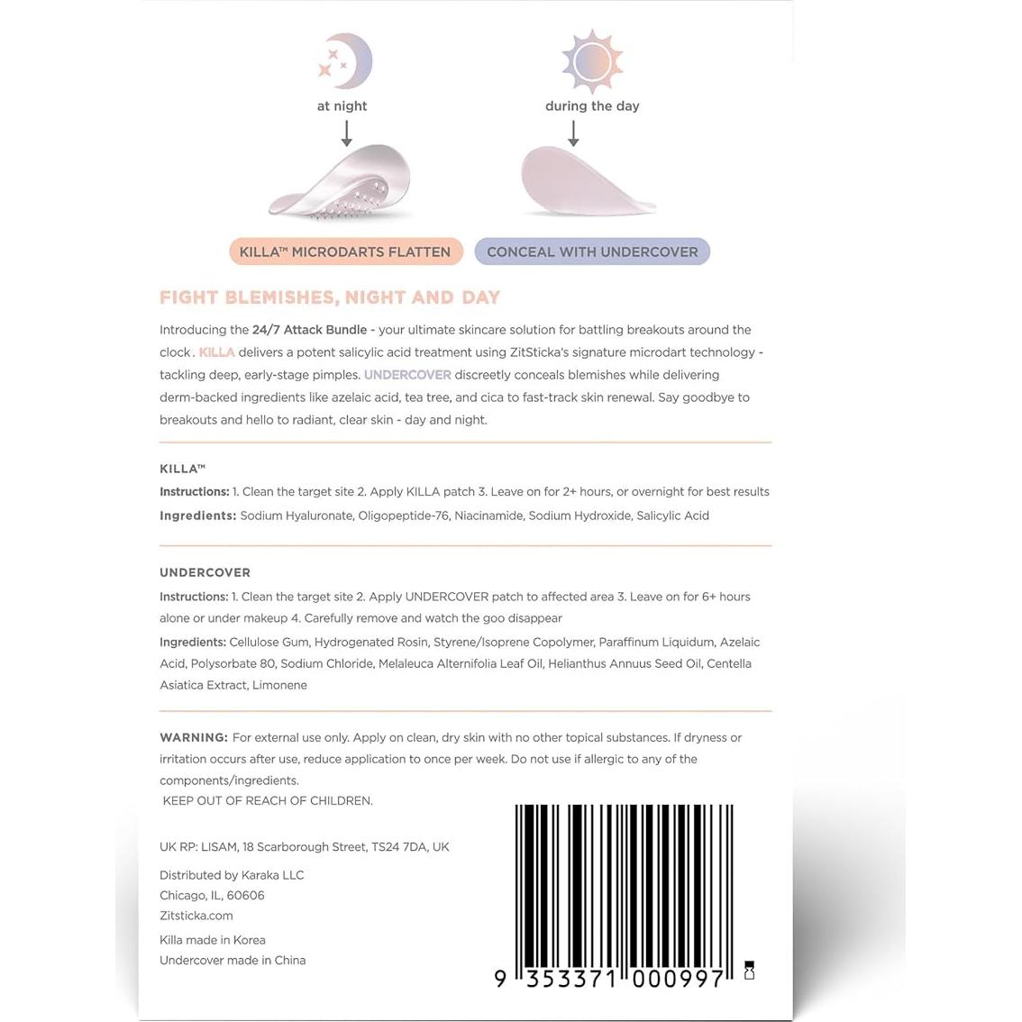 Parches Hidrocoloides ZitSticka para Granitos 14 Piezas