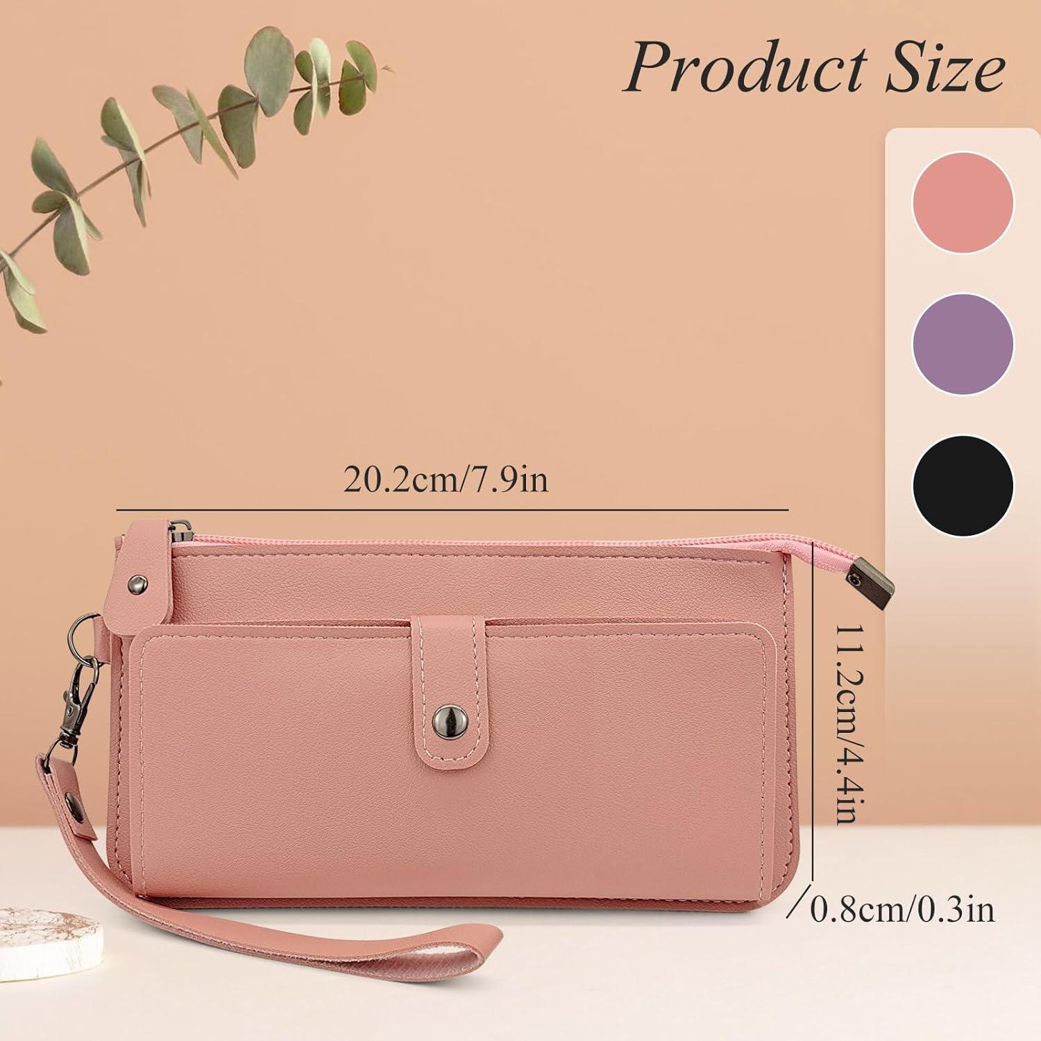 Cartera Larga de Mano AfitLulu con Bloqueo RFID - Negro