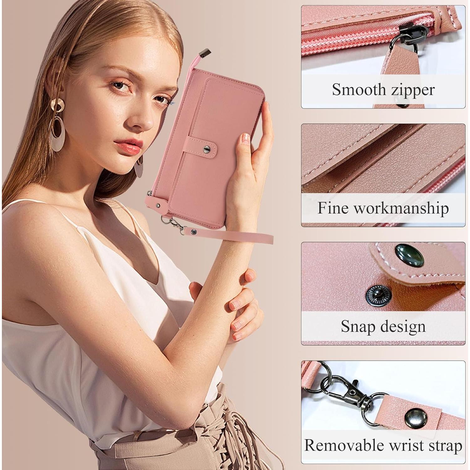 Cartera Larga de Mano AfitLulu con Bloqueo RFID - Negro