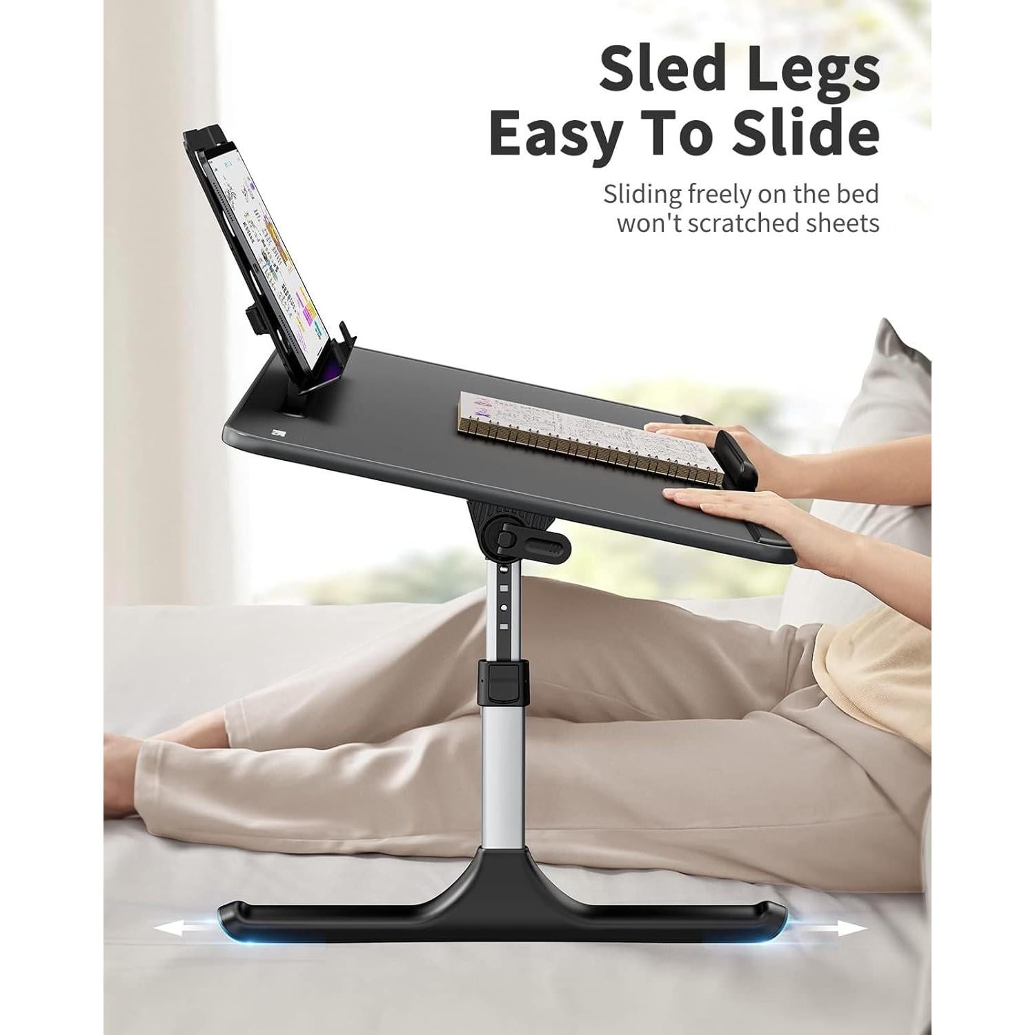 Mesa para Regazo SAIJI Plegable Extra Grande con Soporte de Lectura