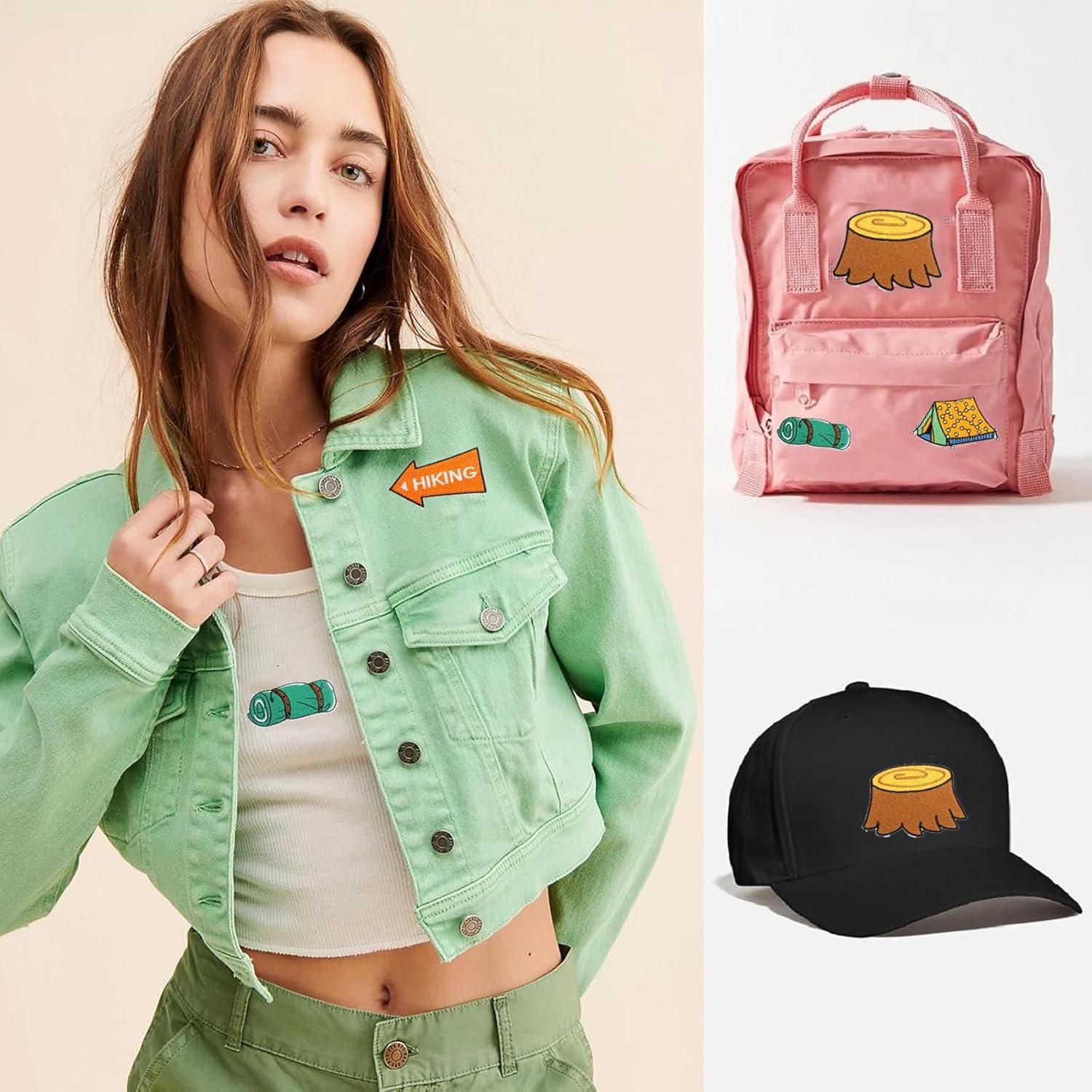 24 Parches Bordados de Camping SCECALA - Reparación y Decoración