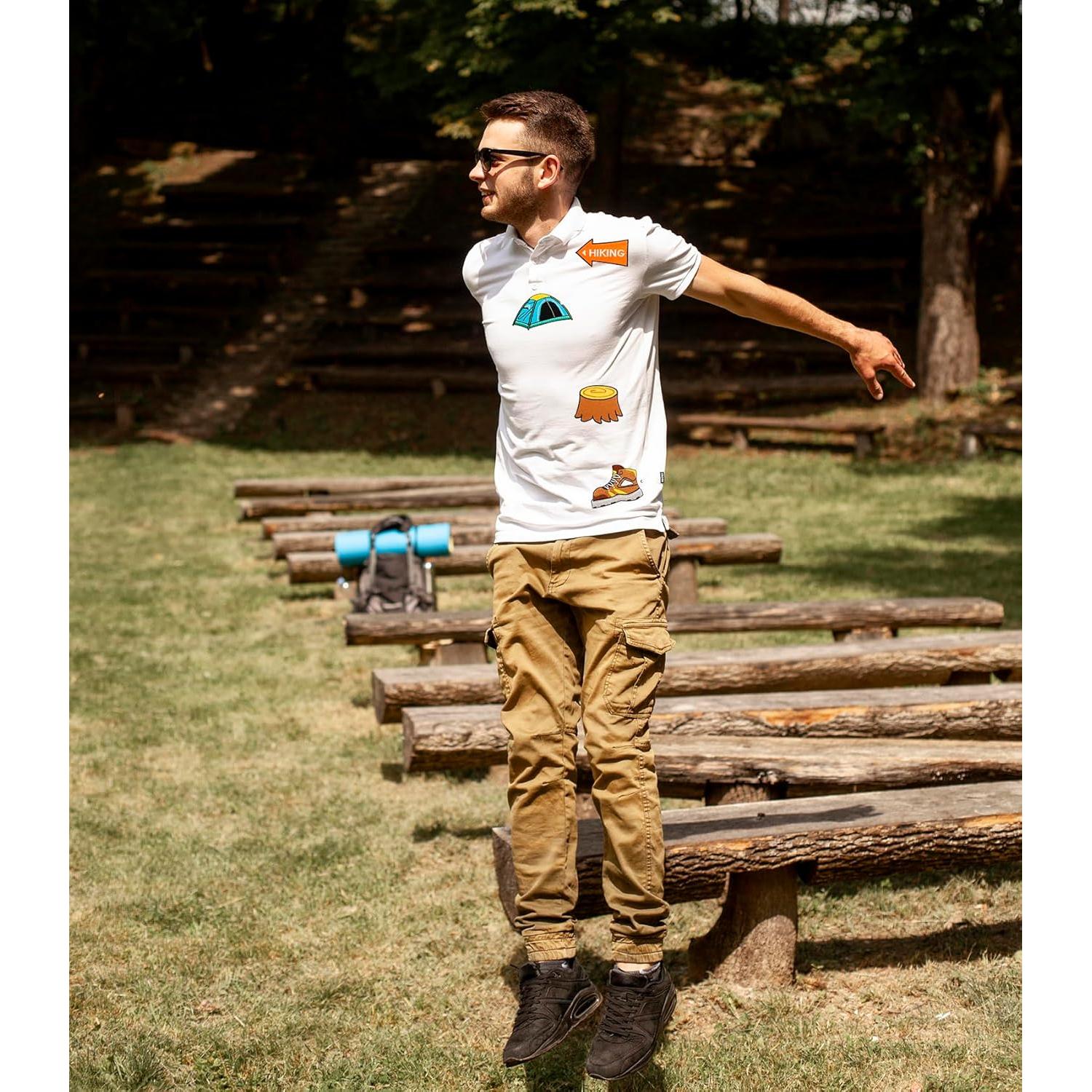 24 Parches Bordados de Camping SCECALA - Reparación y Decoración