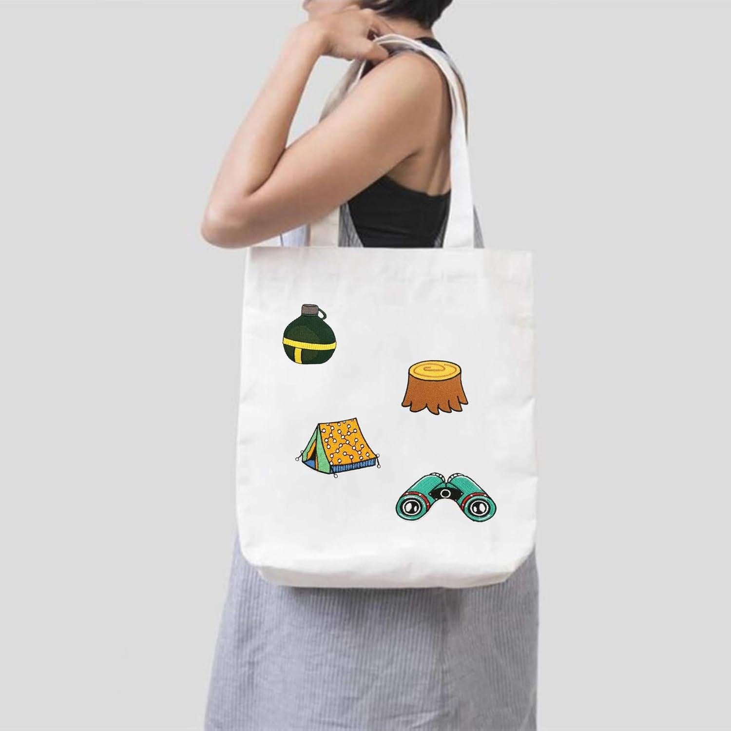 24 Parches Bordados de Camping SCECALA - Reparación y Decoración