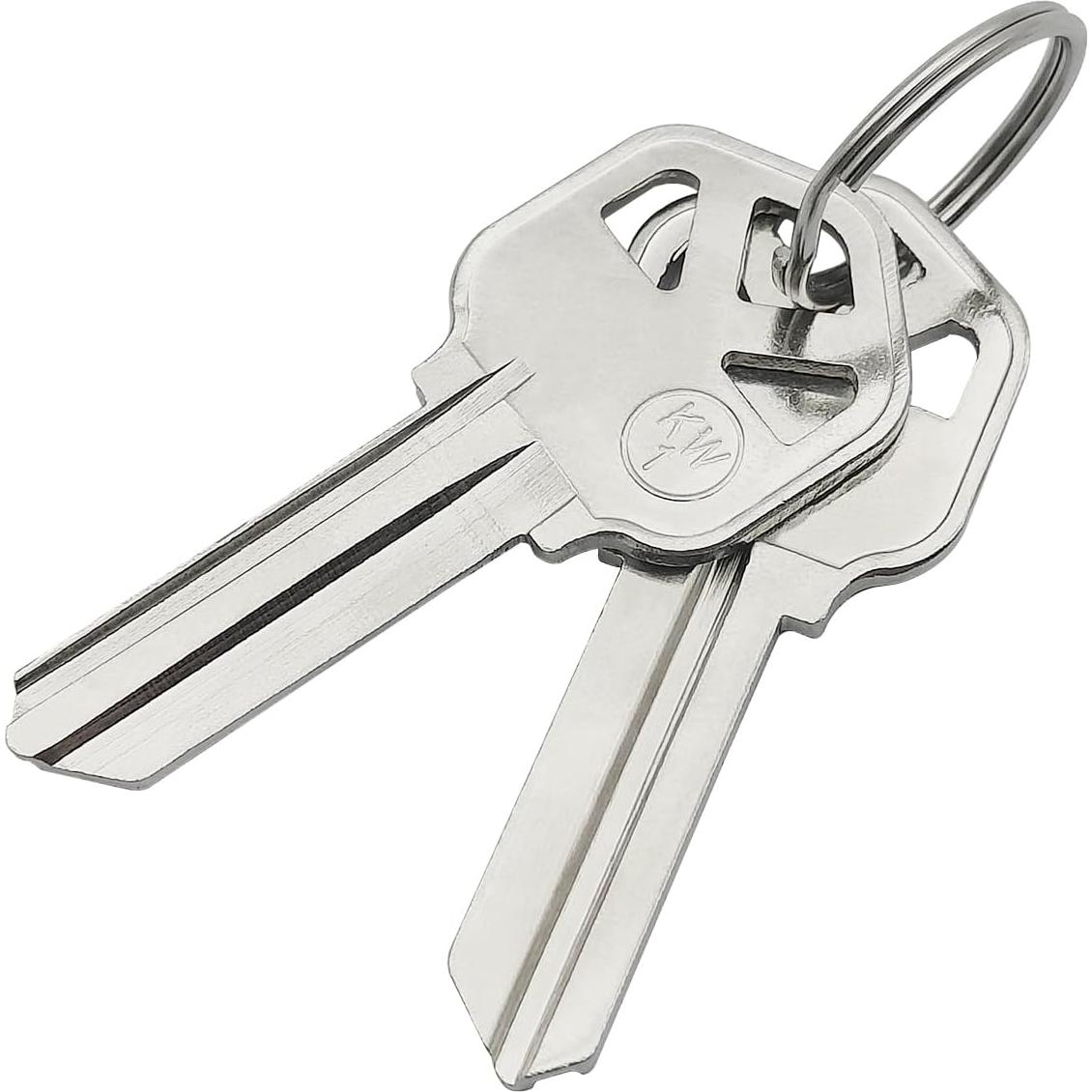 Paquete de 15 Llaves en Blanco KW1 de Latón para Cerraduras