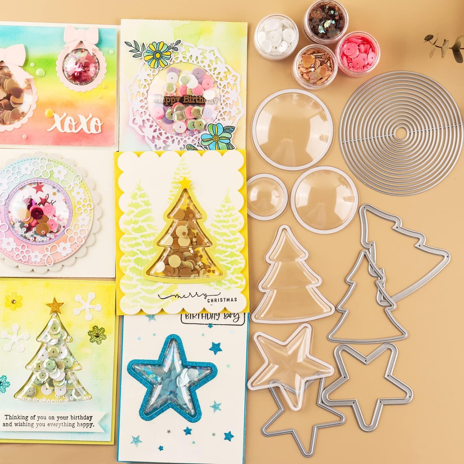 Cúpulas Shaker Transparentes BAOFALI 12PCS Estrella DIY