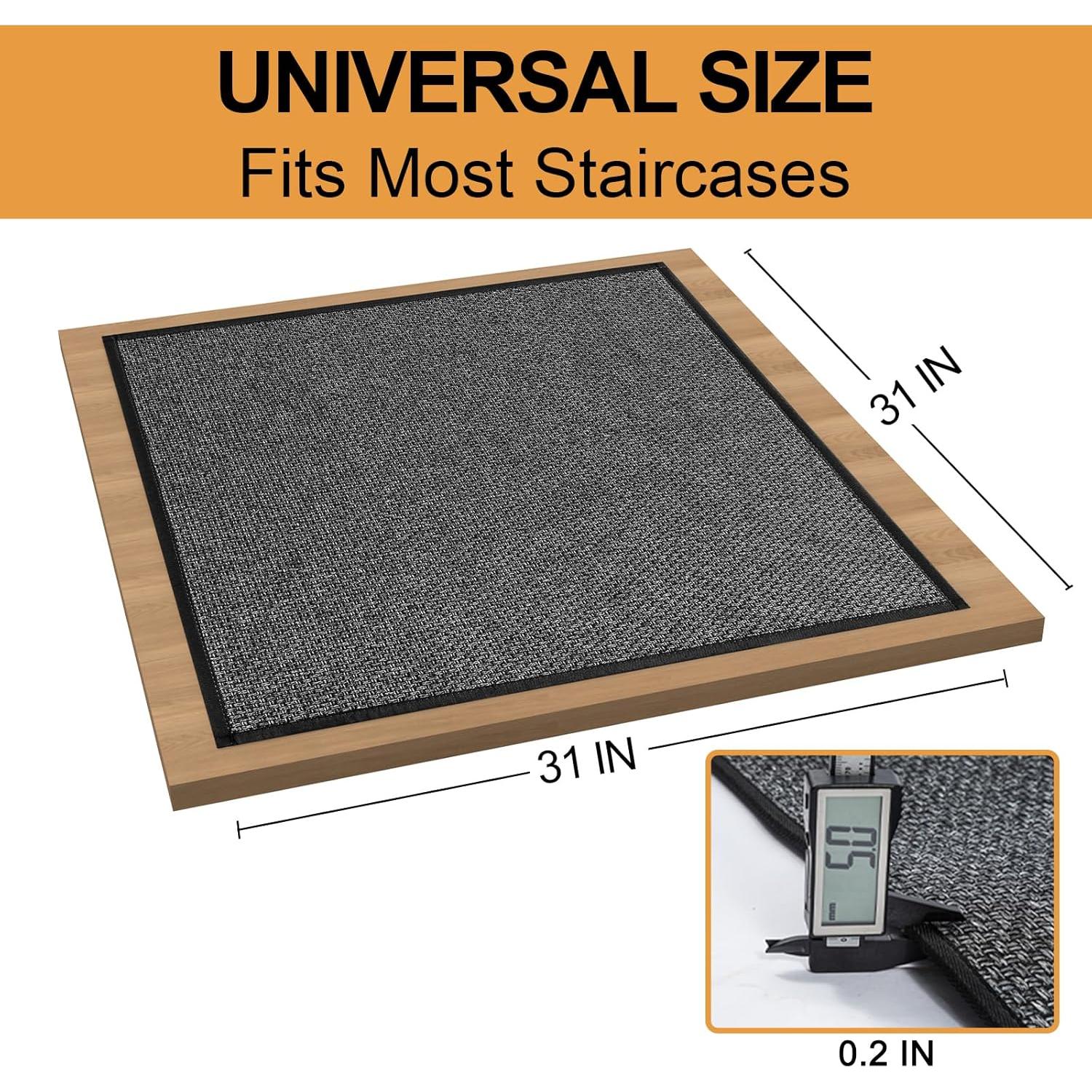 Alfombrilla Antideslizante para Escaleras SUMLANS 78.74 cm Gris