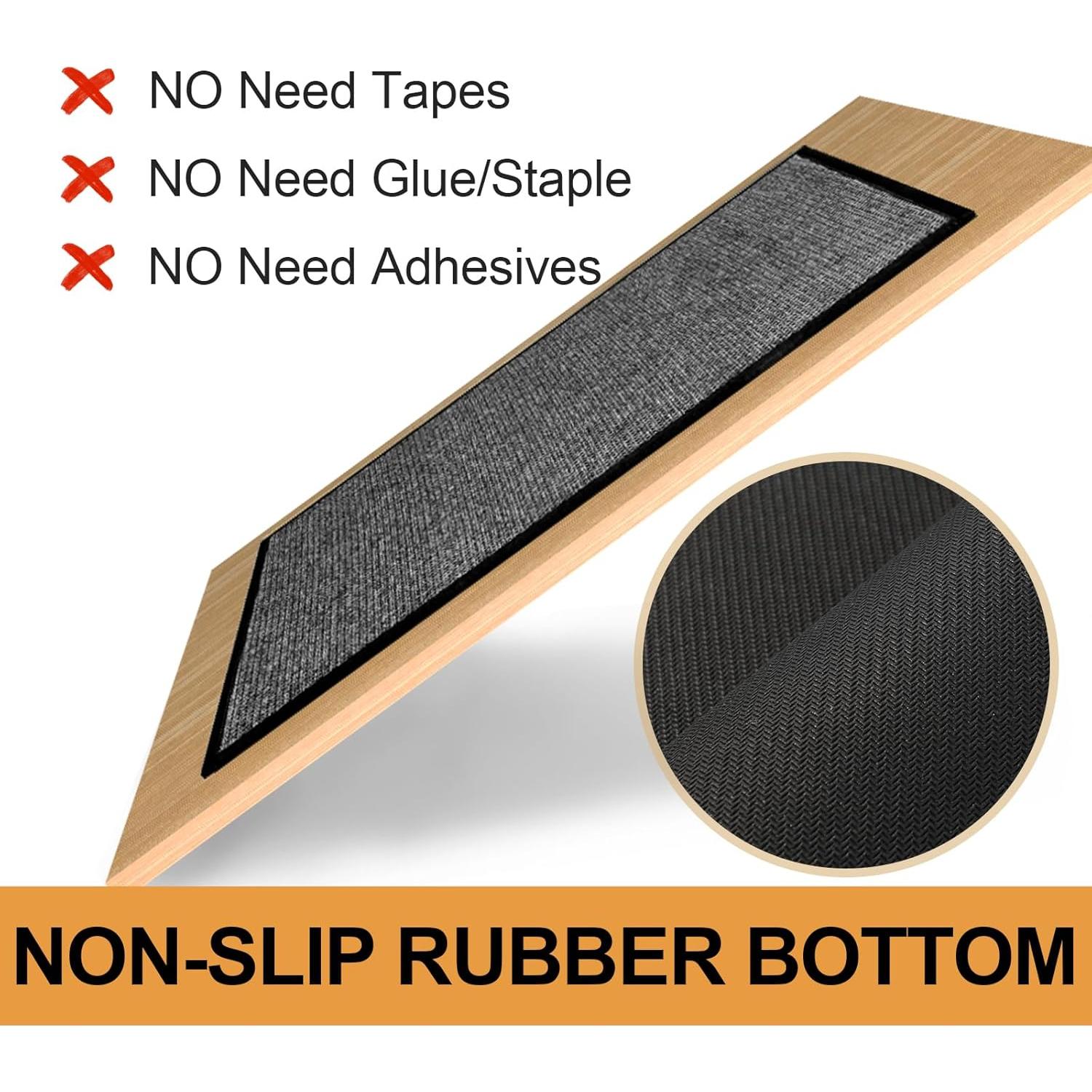 Alfombrilla Antideslizante para Escaleras SUMLANS 78.74 cm Gris