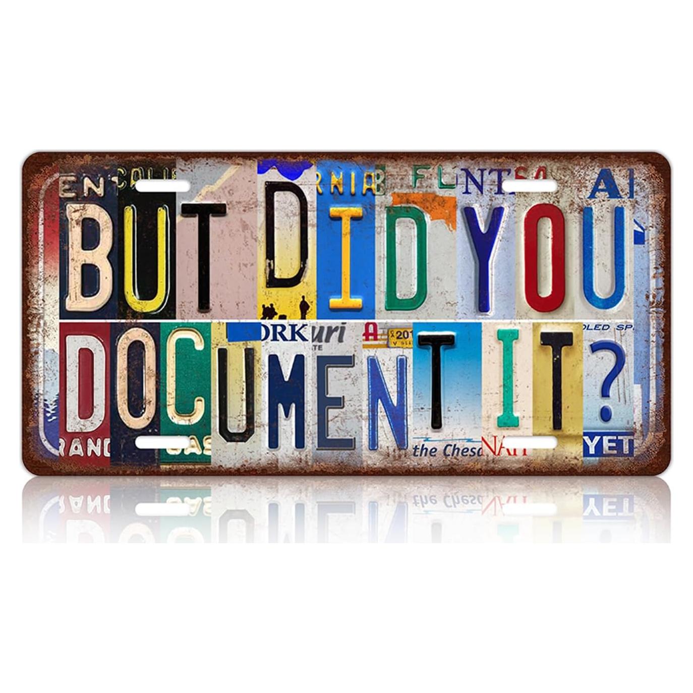 Cartel de Metal Retro RCXsigns 30.48x15.24cm - ¿Pero lo documentaste?