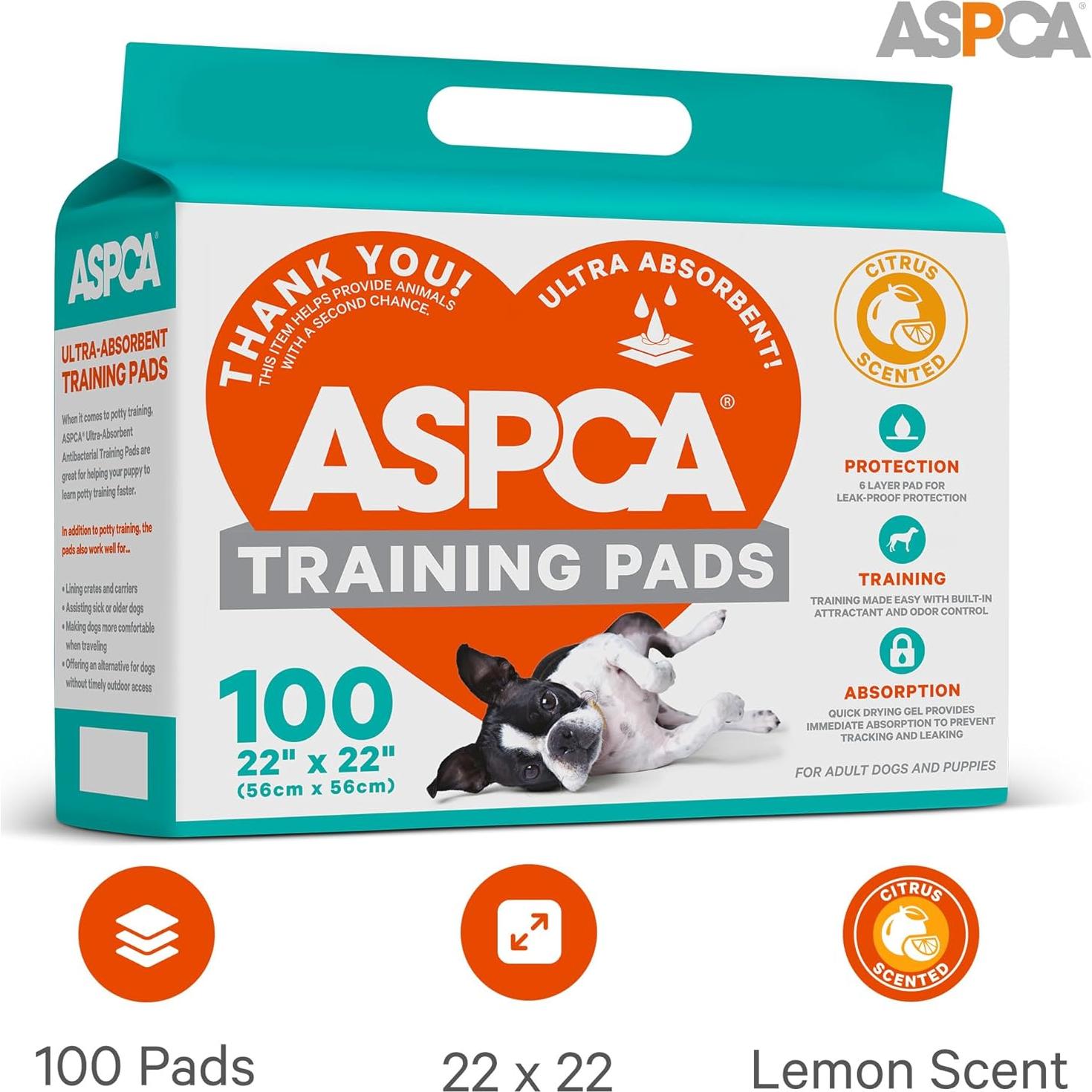 Alfombrillas para Perros Grandes ASPCA 100 Contenido 56x56 cm