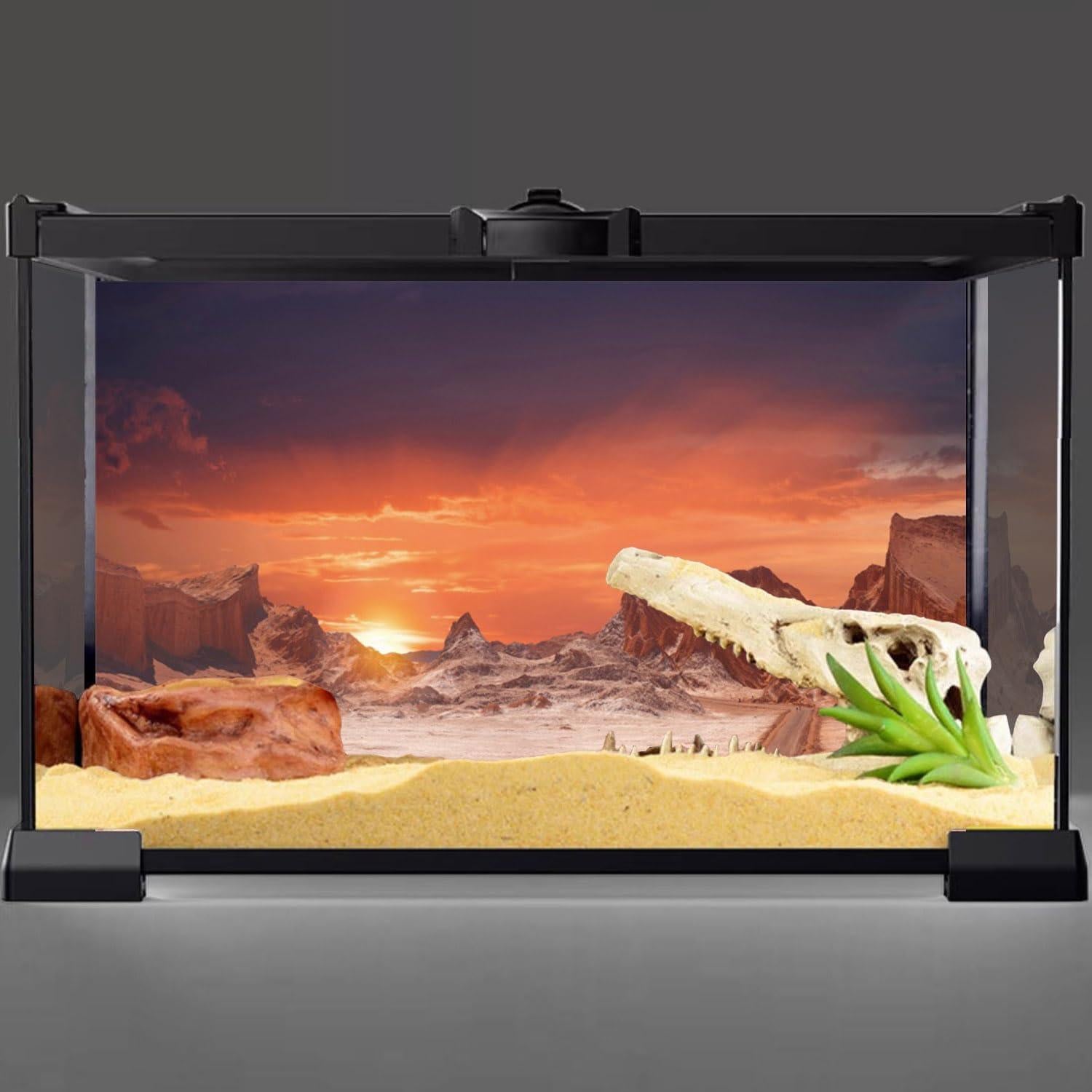 Fondo de Terrario AWERT 60x30 cm Naranja Poliester Duradero