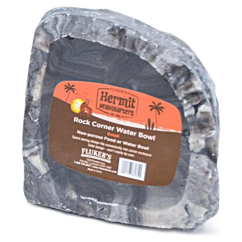 Tazón de Esquina Fluker's para Cangrejos Ermitaños 10.16 cm