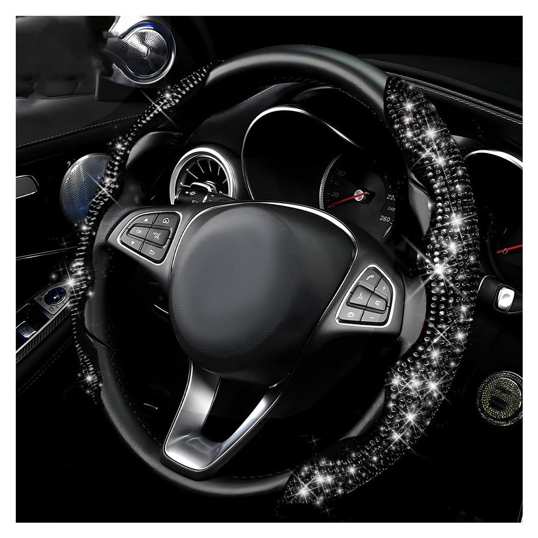 Funda de Volante Yourkar 15" Antideslizante Cristal Diamante