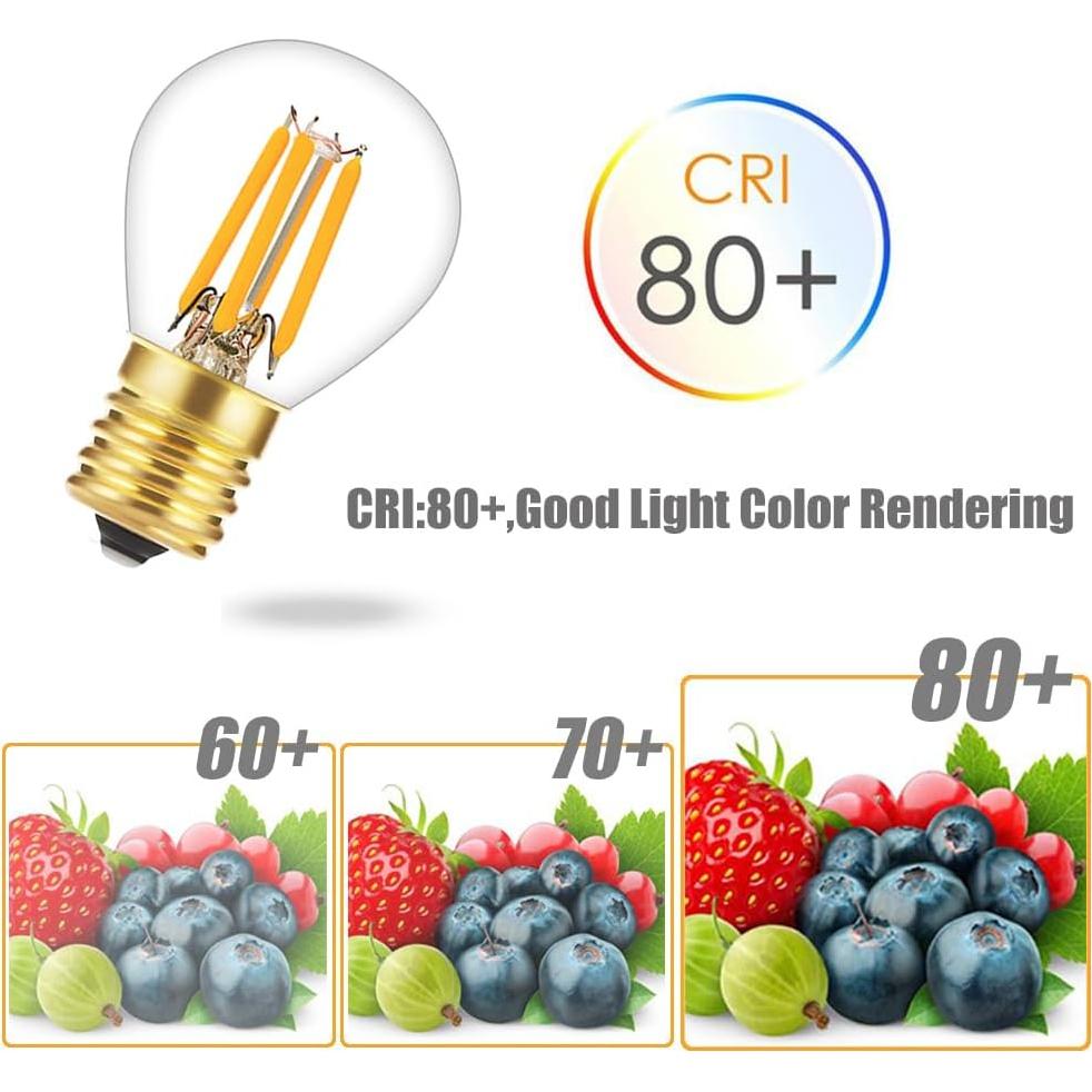 Bombilla LED Filamento Tsunetani S11 4W E17 2700K 2 Piezas