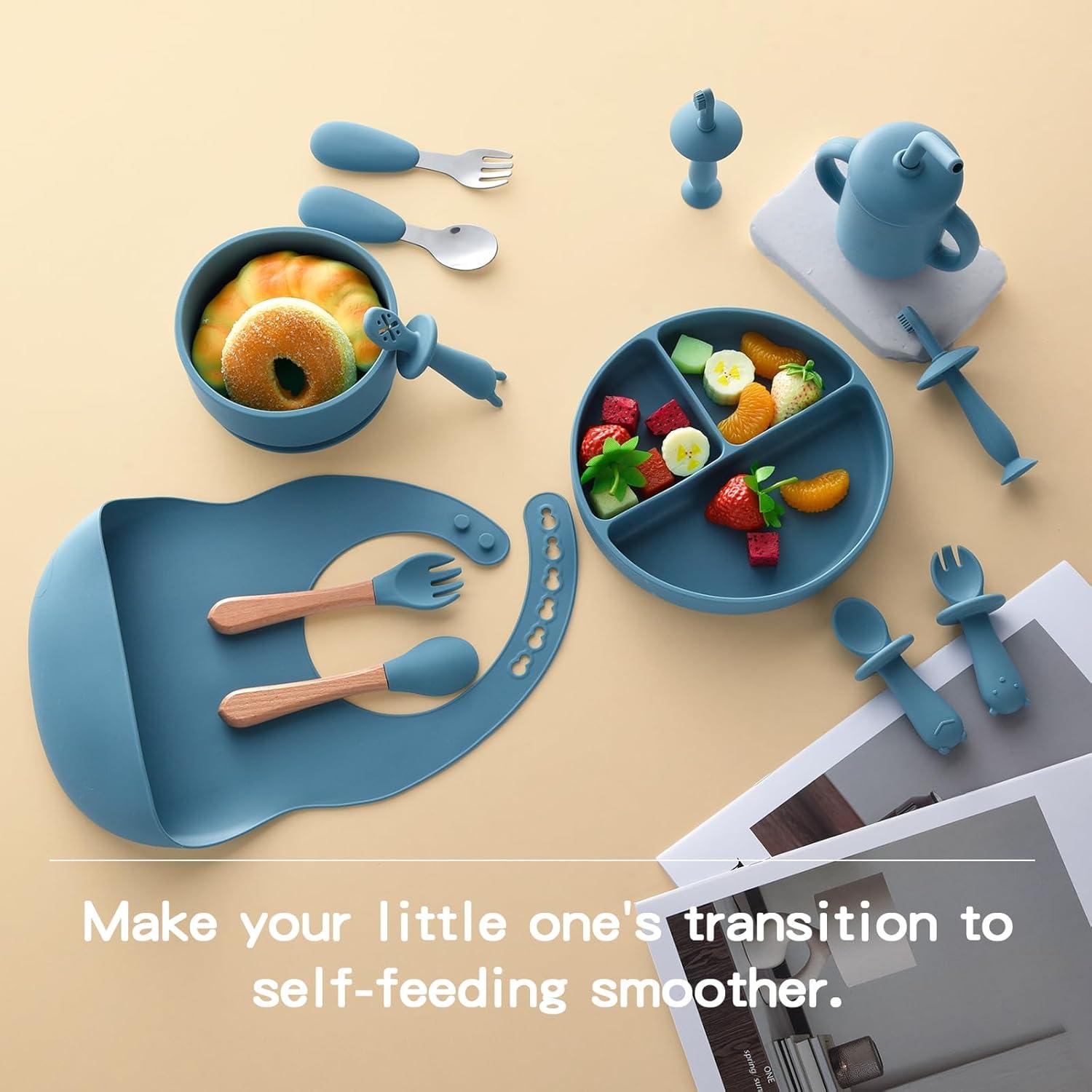 Juego de Alimentación de Silicona SILI FACTORY 13 Piezas Bebés