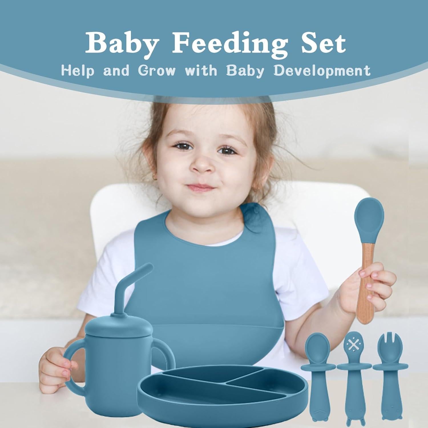 Juego de Alimentación de Silicona SILI FACTORY 13 Piezas Bebés