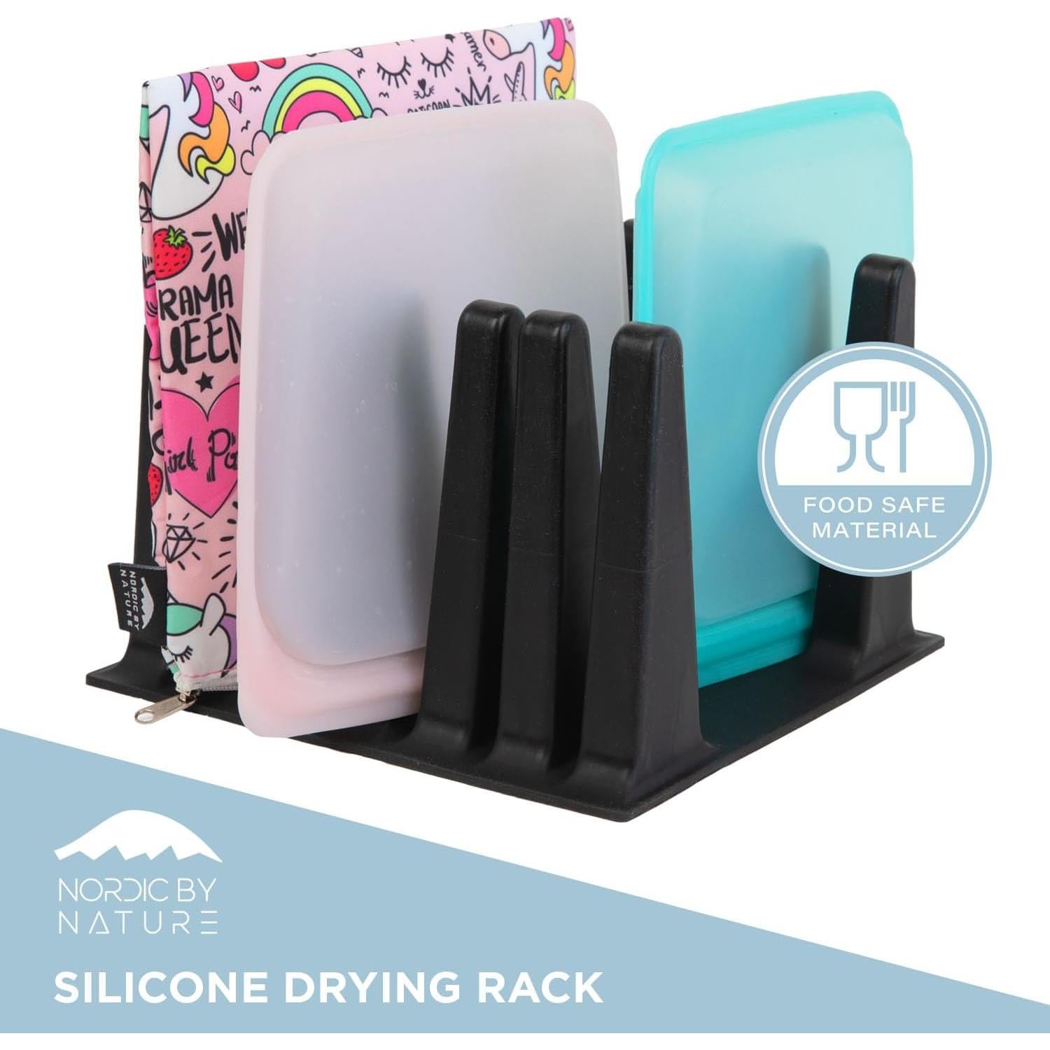 Soporte de Secado de Silicona Nordic By Nature - Organizador Multiusos