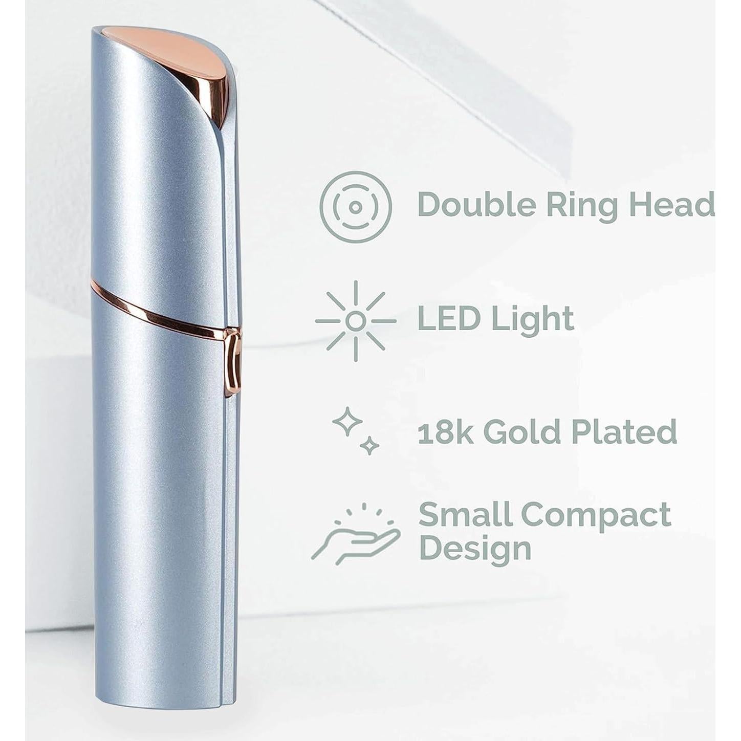 Afeitadora Eléctrica Facial para Mujeres Tuokiy T1-3HB con 3 Cabezas