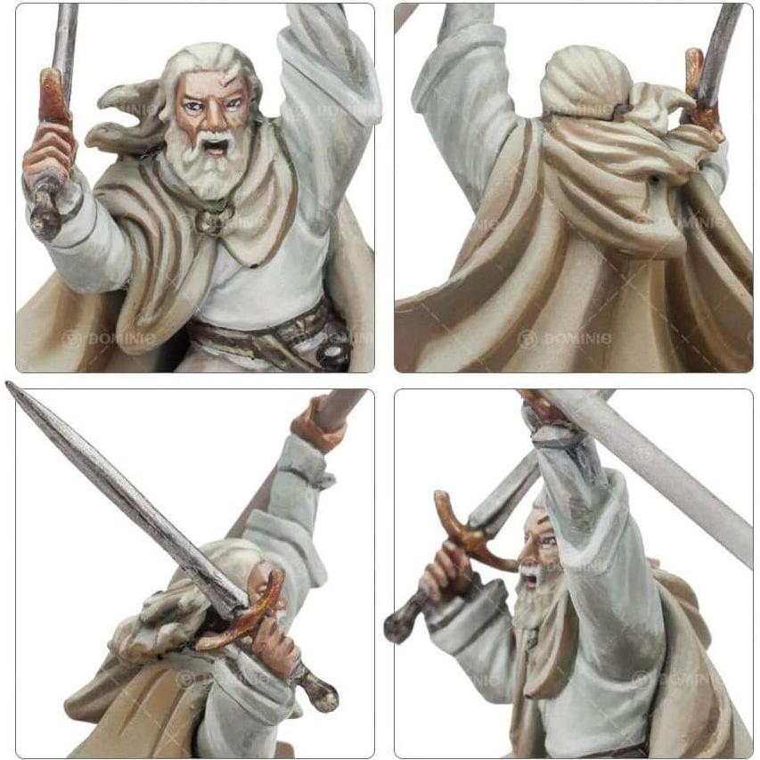 Miniaturas Games Workshop Gandalf y Peregrin 11x5x15 cm