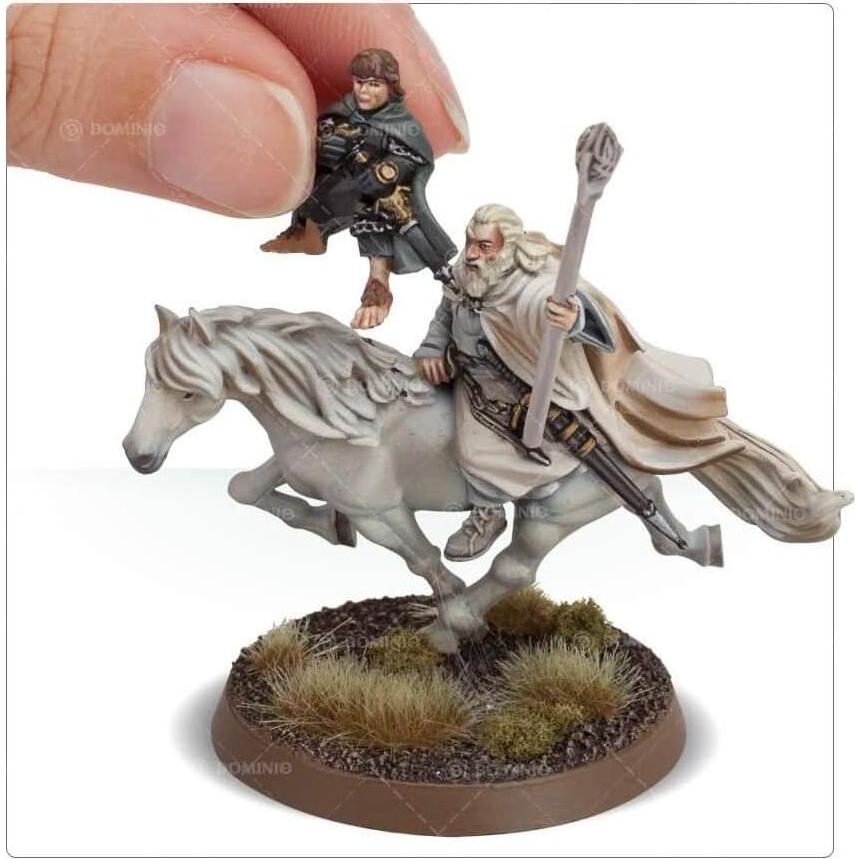 Miniaturas Games Workshop Gandalf y Peregrin 11x5x15 cm