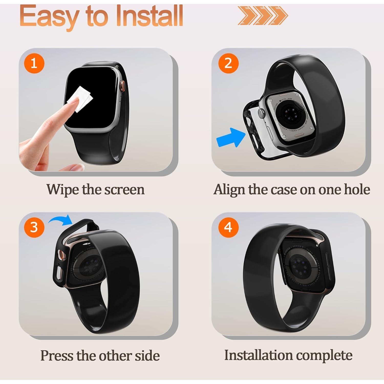 Carcasa Dura TSOGIA para Apple Watch 40mm - Protector Completo