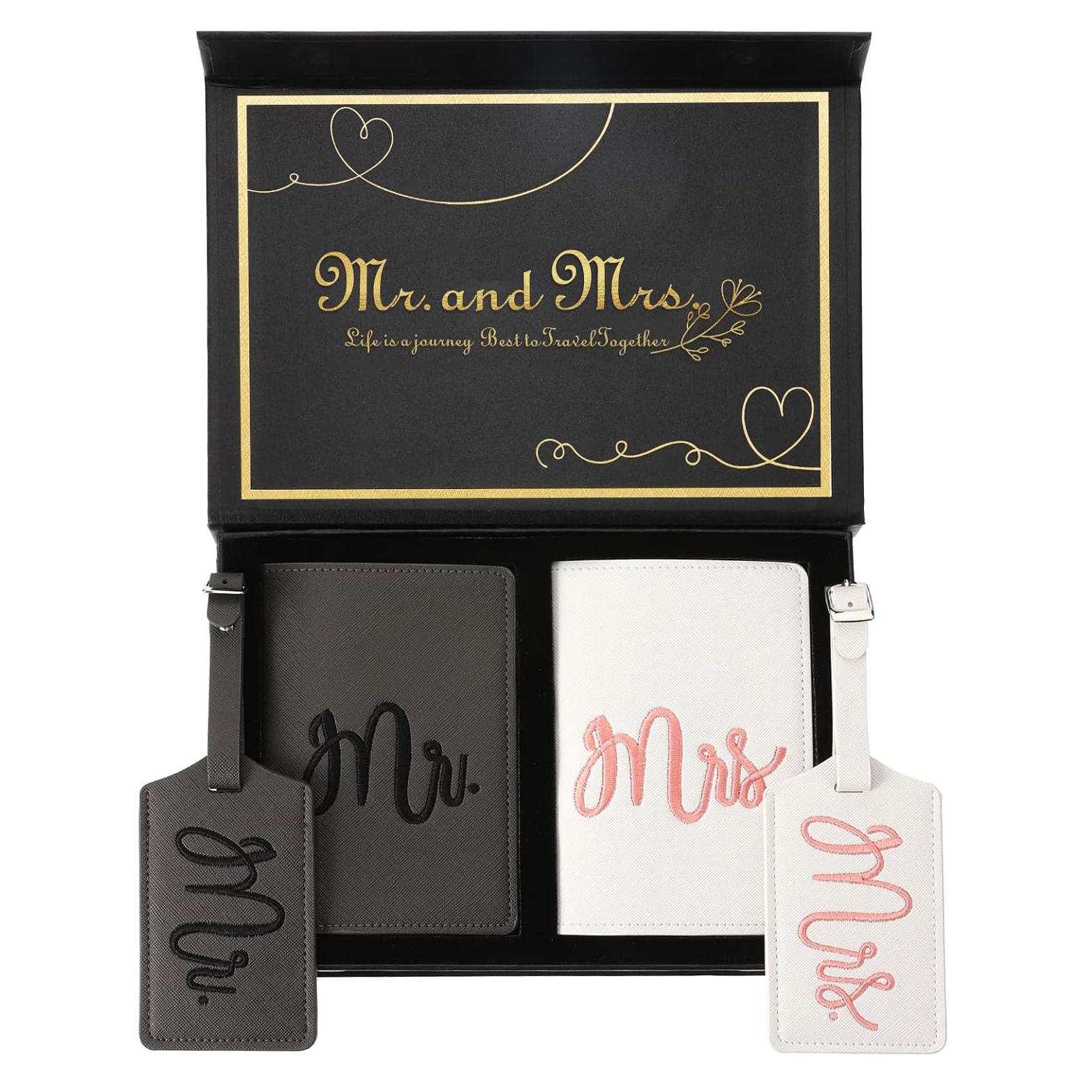 Juego de Etiquetas de Equipaje y Fundas de Pasaporte Cosweet